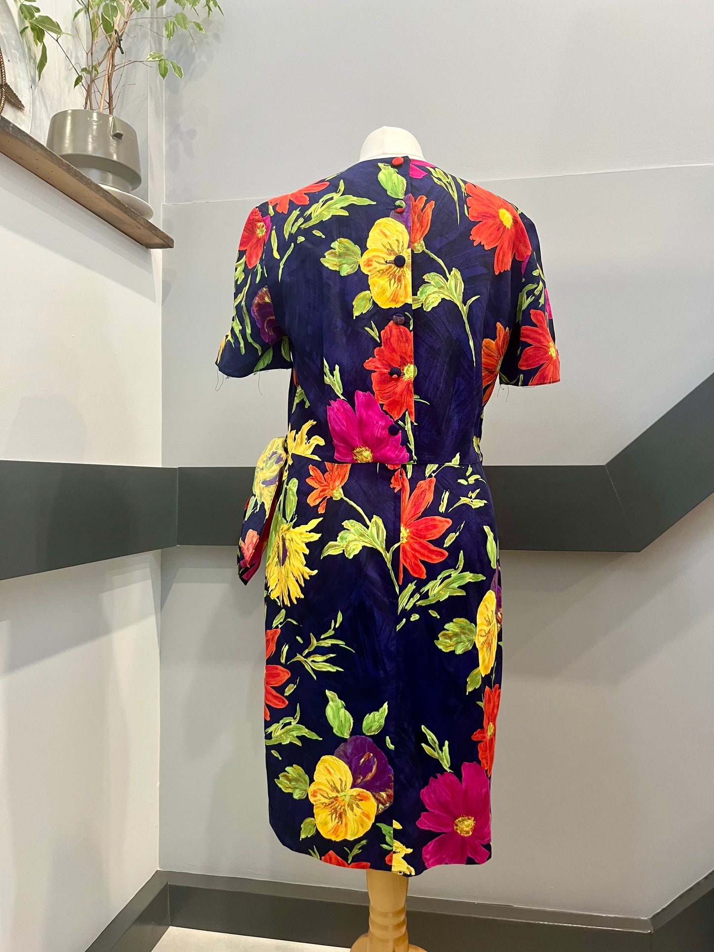 Vintage Dresses - Barry Sherrard - Midi Floral Print - Frock33