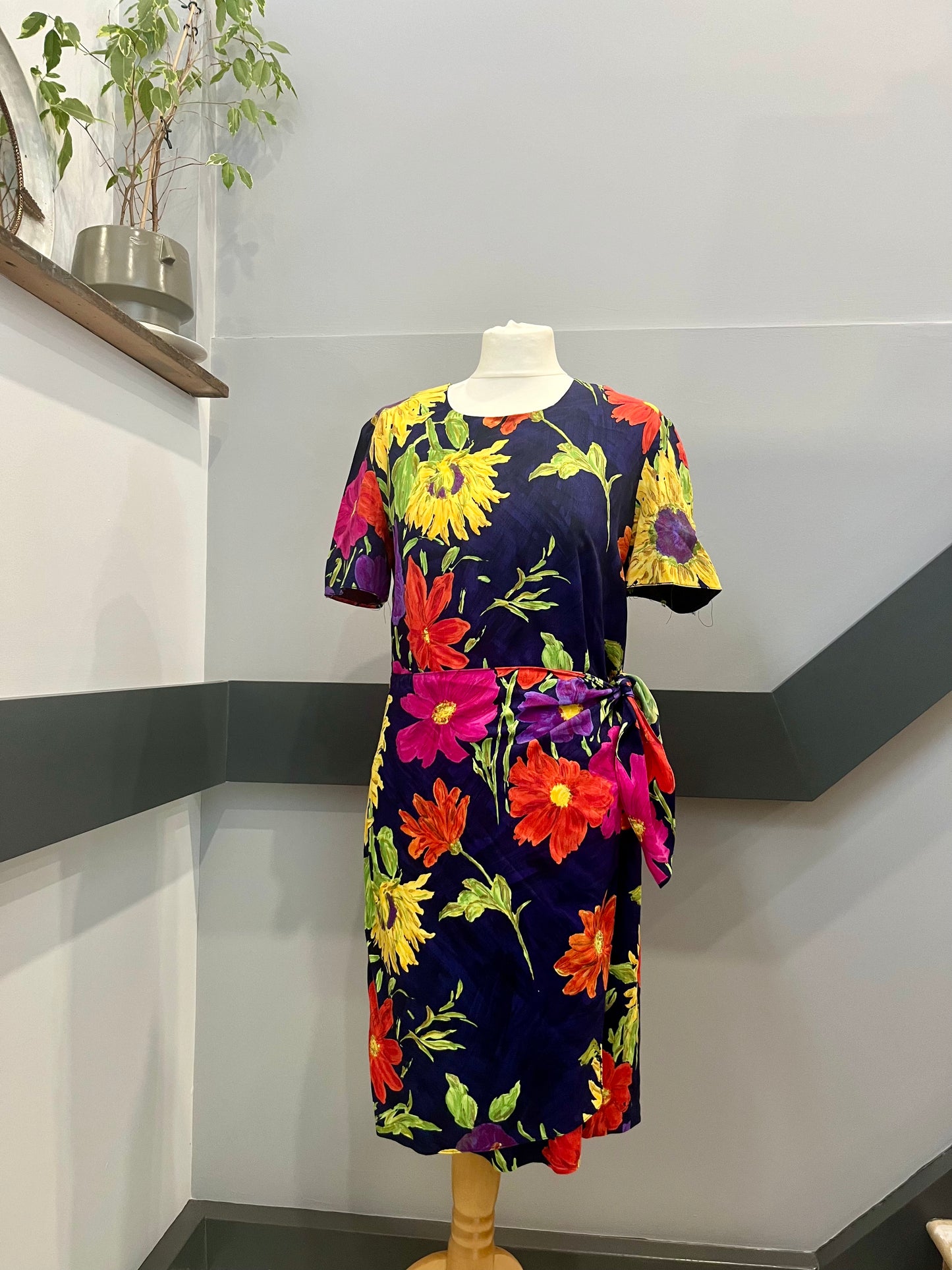 Vintage Dresses - Barry Sherrard - Midi Floral Print - Frock33