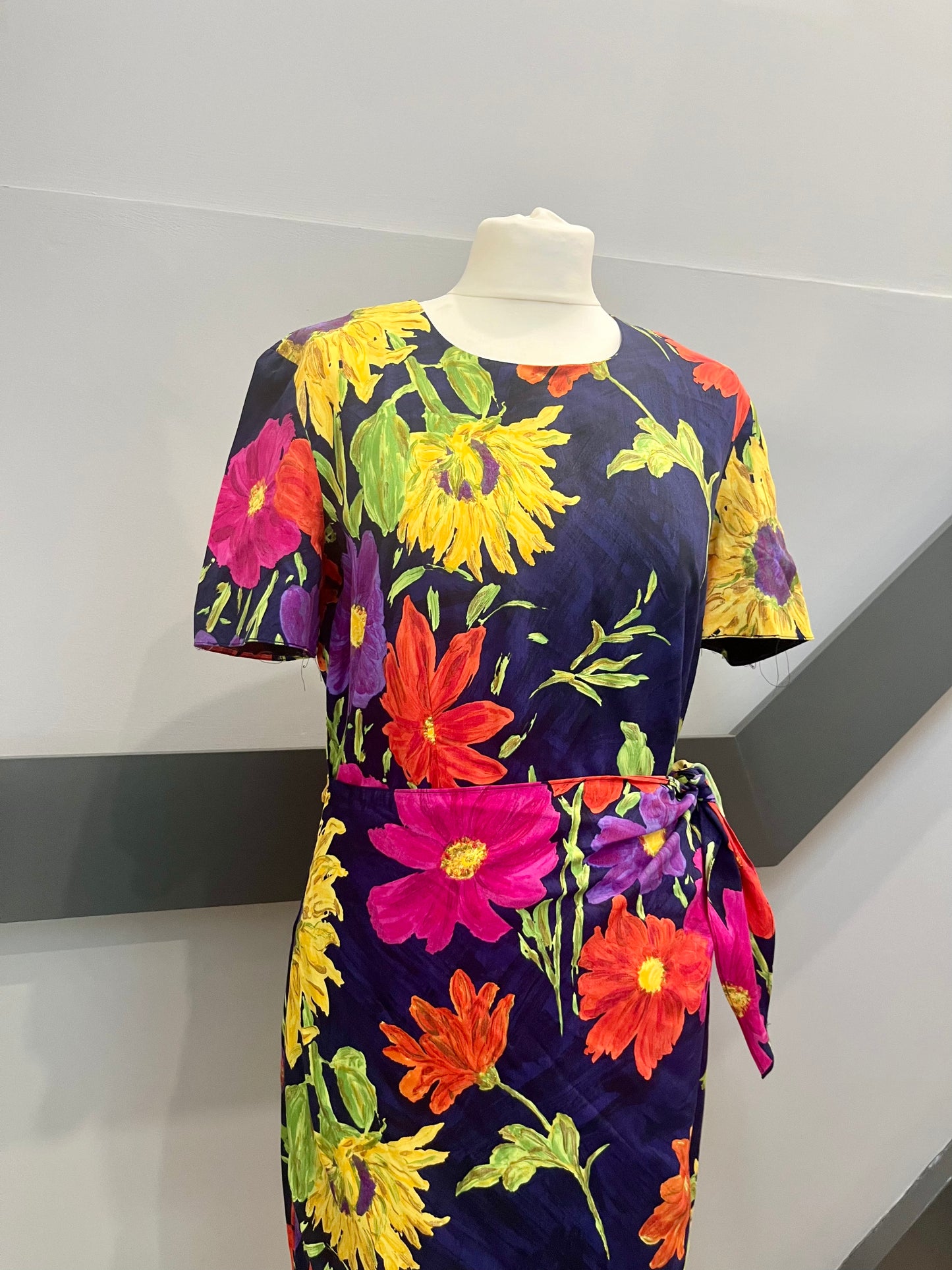 Vintage Dresses - Barry Sherrard - Midi Floral Print - Frock33