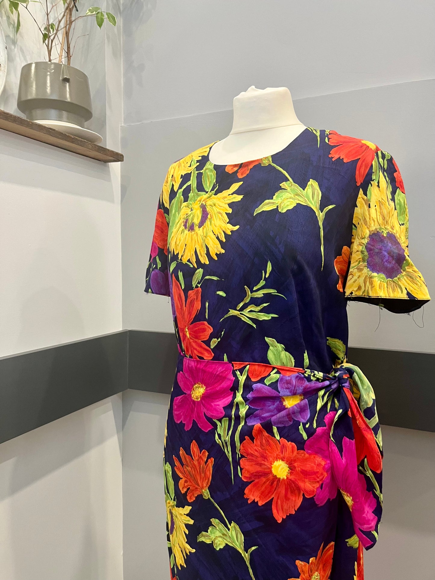 Vintage Dresses - Barry Sherrard - Midi Floral Print - Frock33