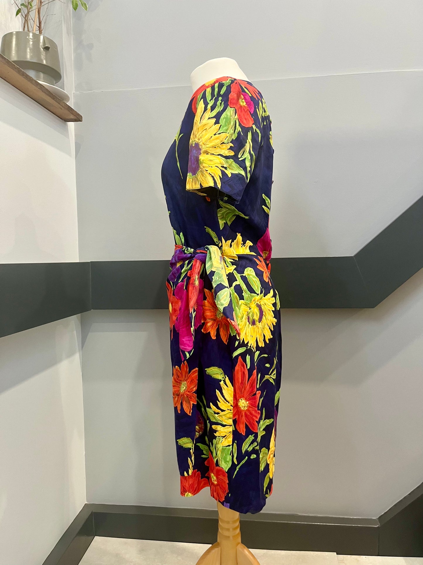 Vintage Dresses - Barry Sherrard - Midi Floral Print - Frock33