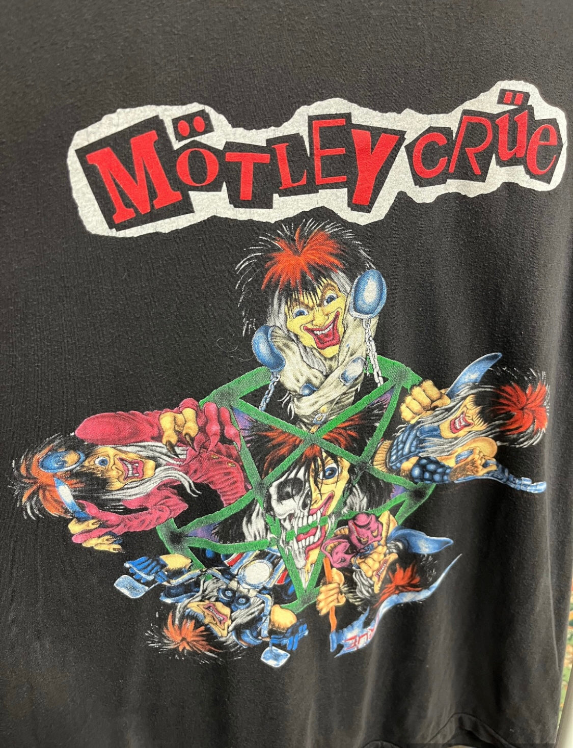 Vintage Clothing | Motley Crue Band Tee- 90s | 90s music memorabilia- Frock 33