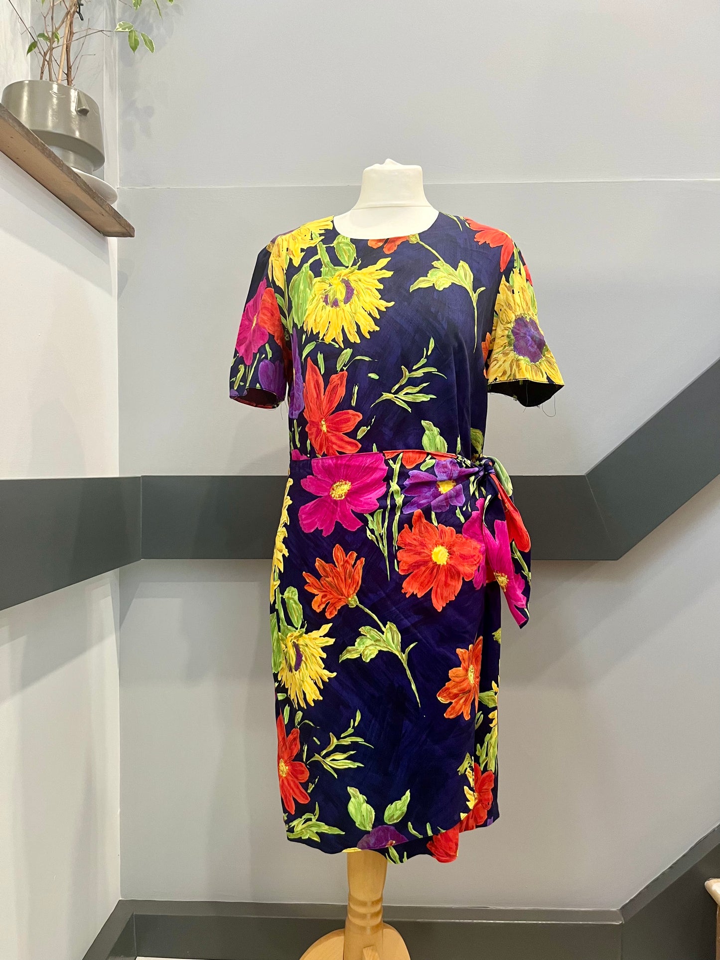 Vintage Dresses - Barry Sherrard - Midi Floral Print - Frock33