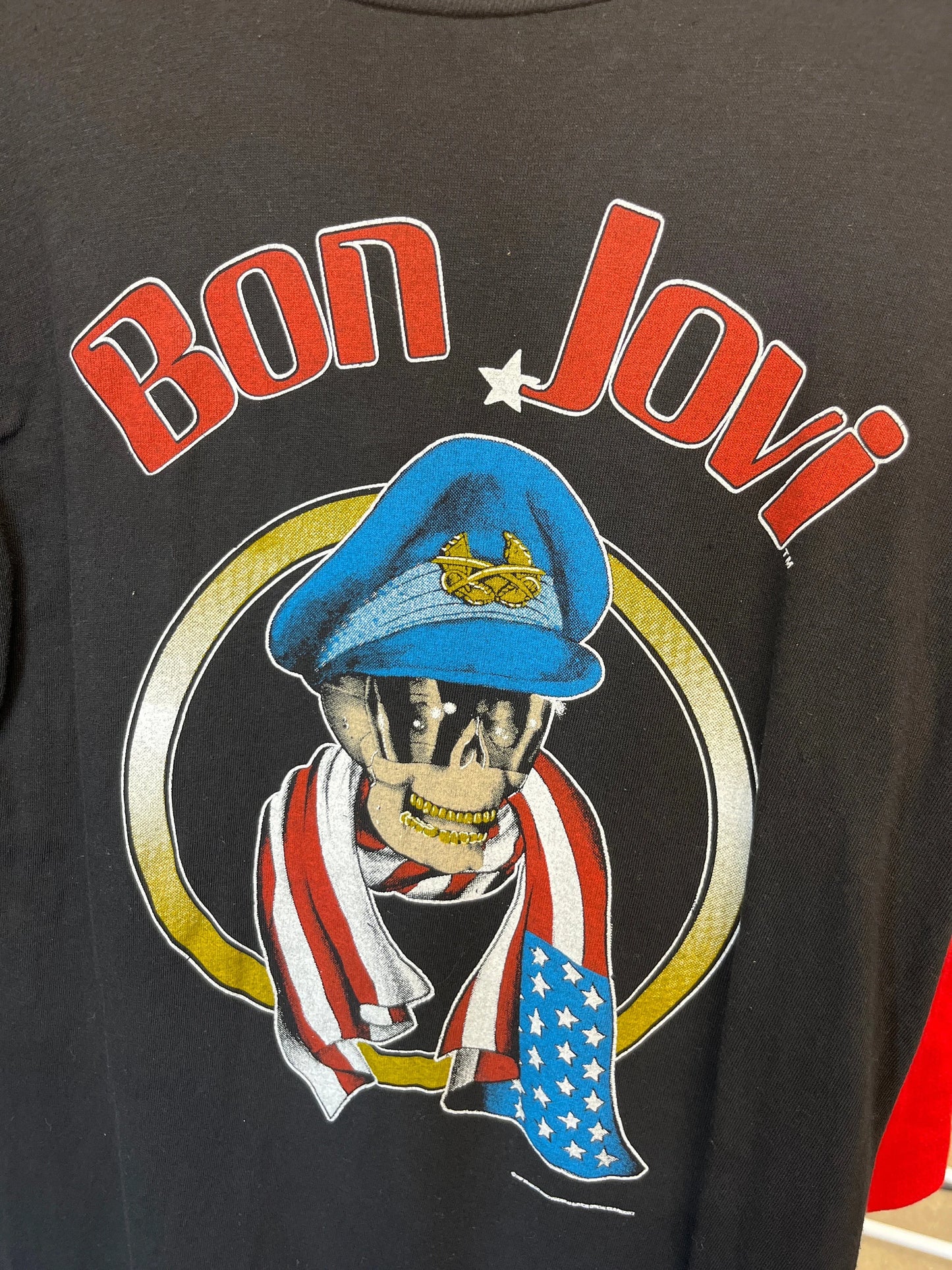 Vintage Clothing - Band Tee- Bon Jovi 1987 Tour T-shirt-Frock33