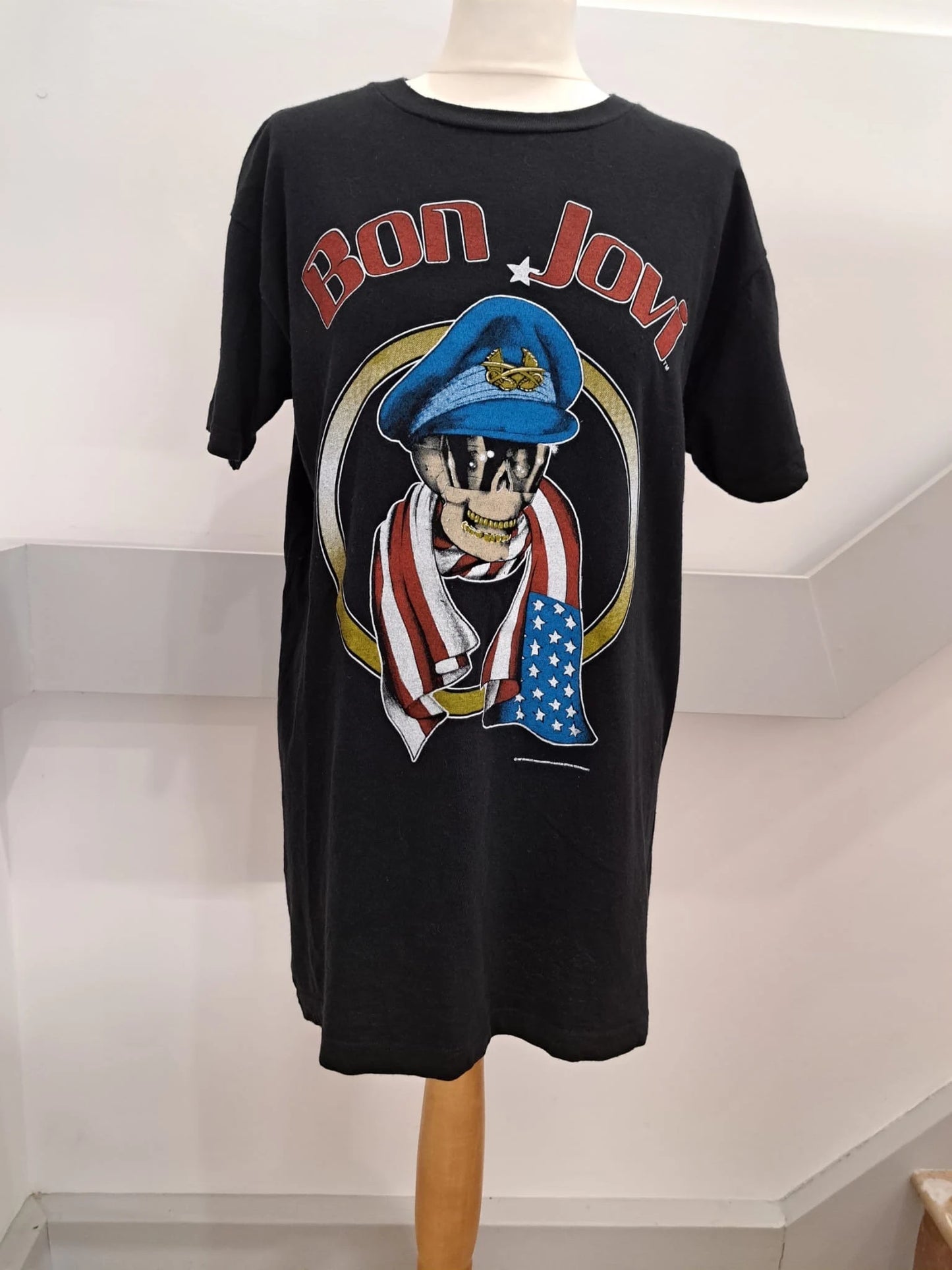 Vintage Clothing - Band Tee- Bon Jovi 1987 Tour T-shirt-Frock33