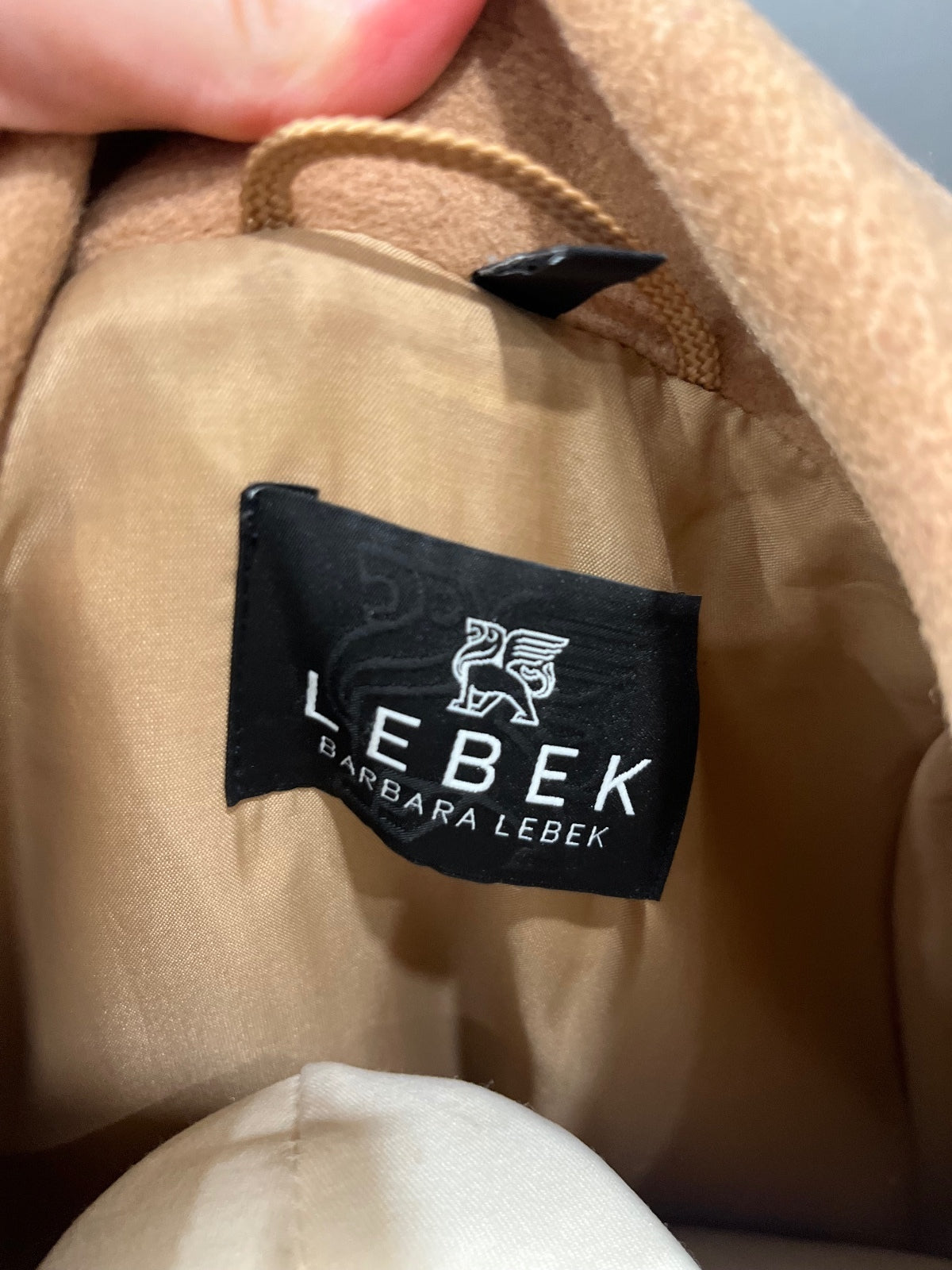 Vintage coat | Wool Blend | Tan | Full Length | size 12 | Lebek | Frock33