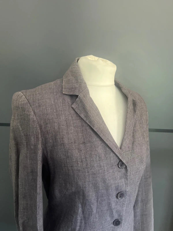 Vintage Blazer | Linen | By Yellowhammer | Size 10 | Y2K Style