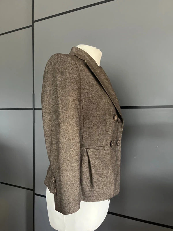 Brown blazer jacket by Mexx Smart Tailored Size 12
