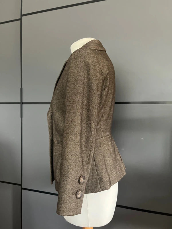 Brown blazer jacket by Mexx Smart Tailored Size 12