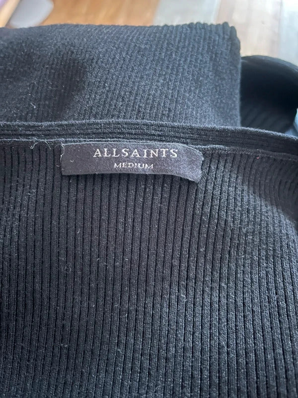 Black BodyCon Dress | by All Saints | Black | Size 10