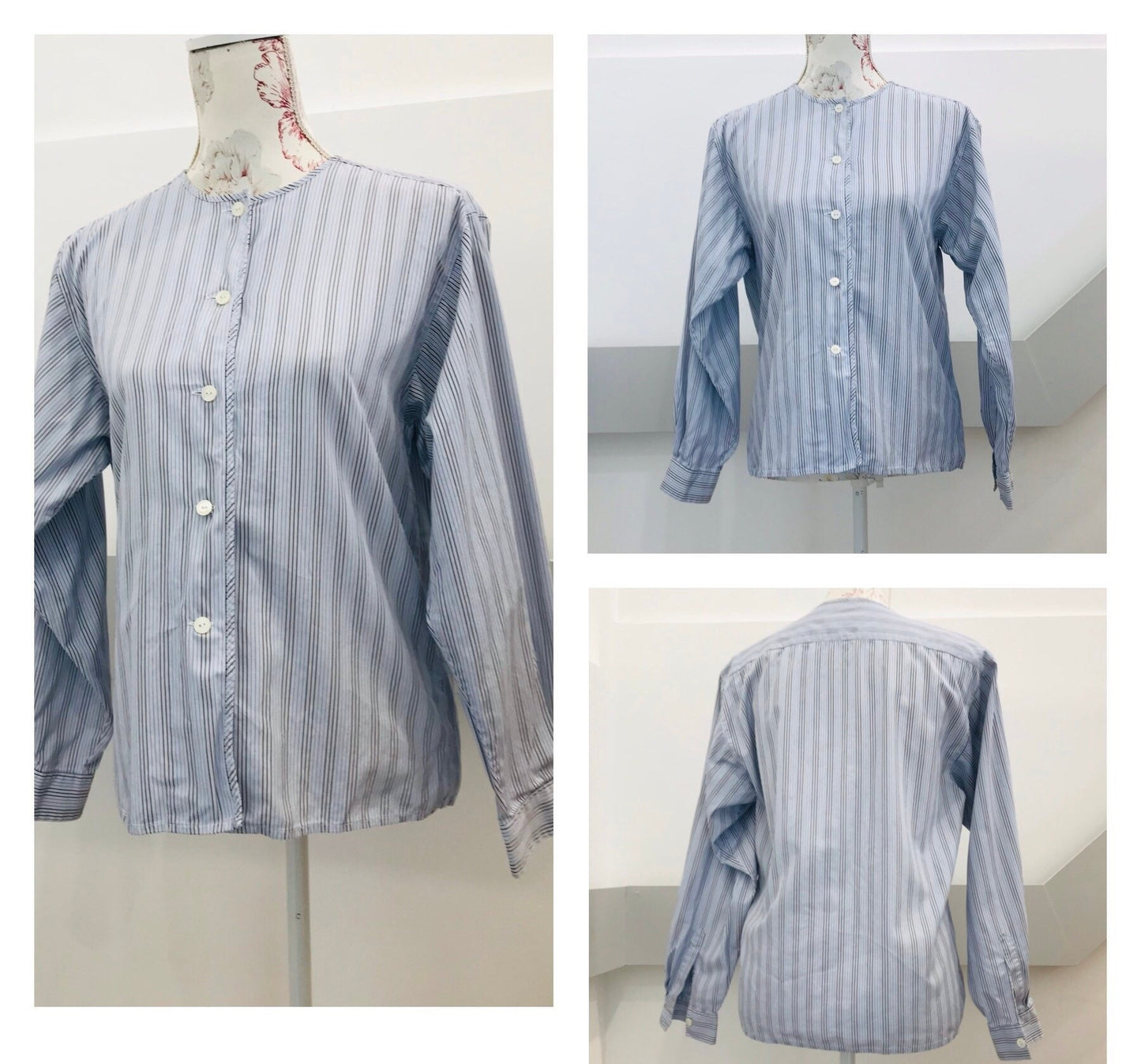 Vintage Clothing - Blue Blouse by Dobhran - 90s Vintage - Frock 33