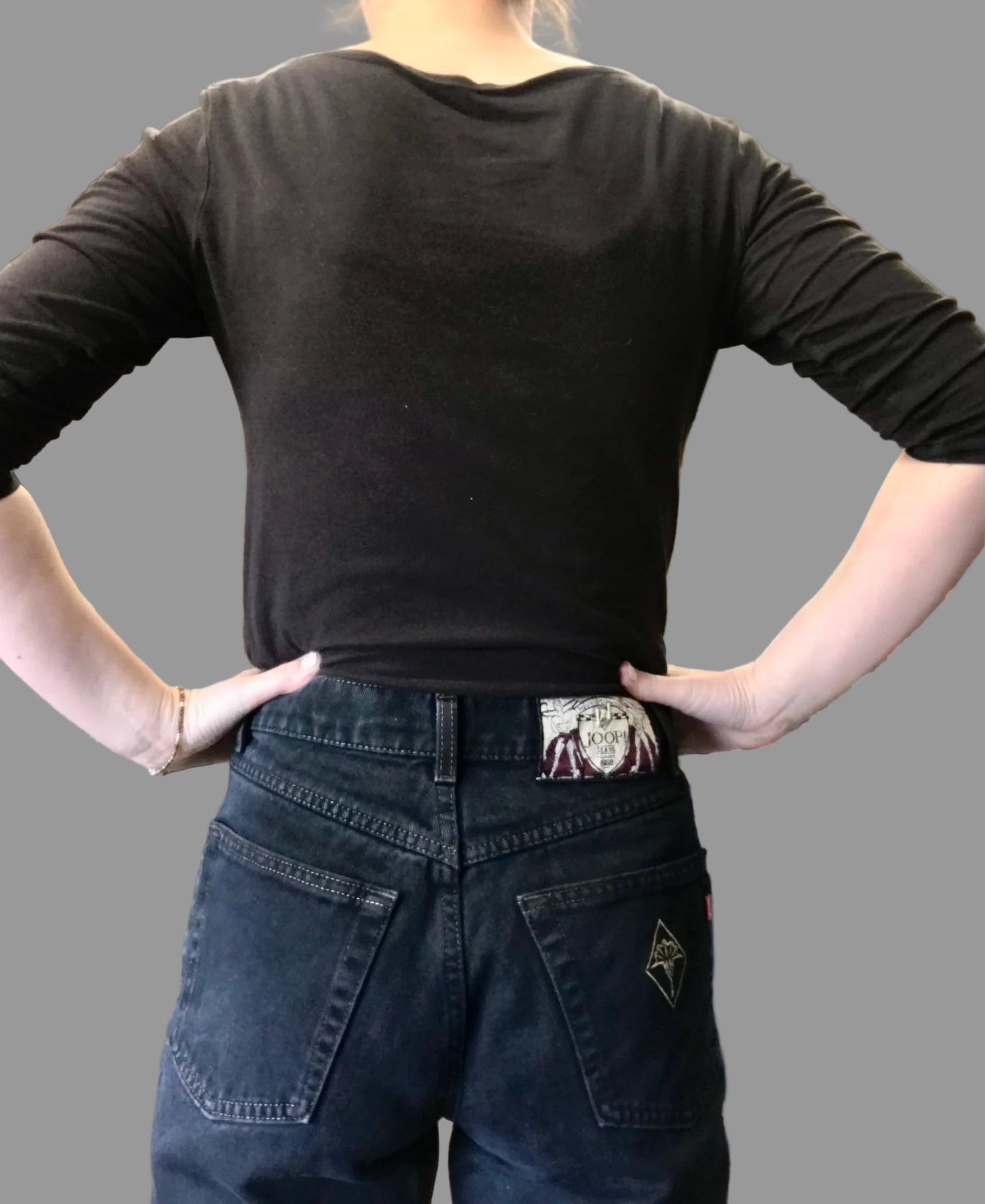 Vintage Clothing - Vintage Jeans - Black -90s - Designer Jeans by Joop size 10 - Frock33