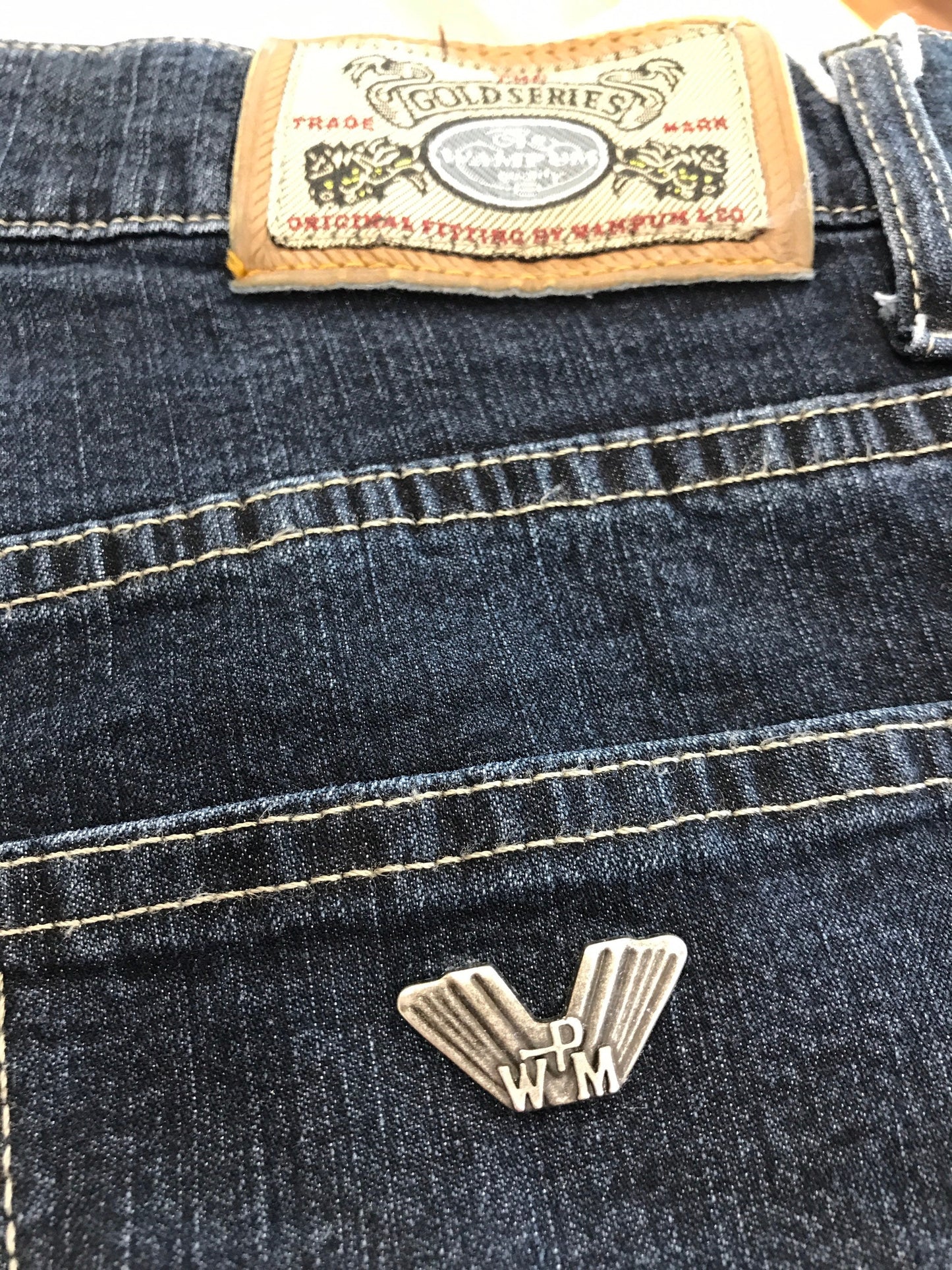 Vintage Clothing - Vintage Jeans - 1990s Bootcut Vintage Jeans - Indigo Blue -  W30 L37