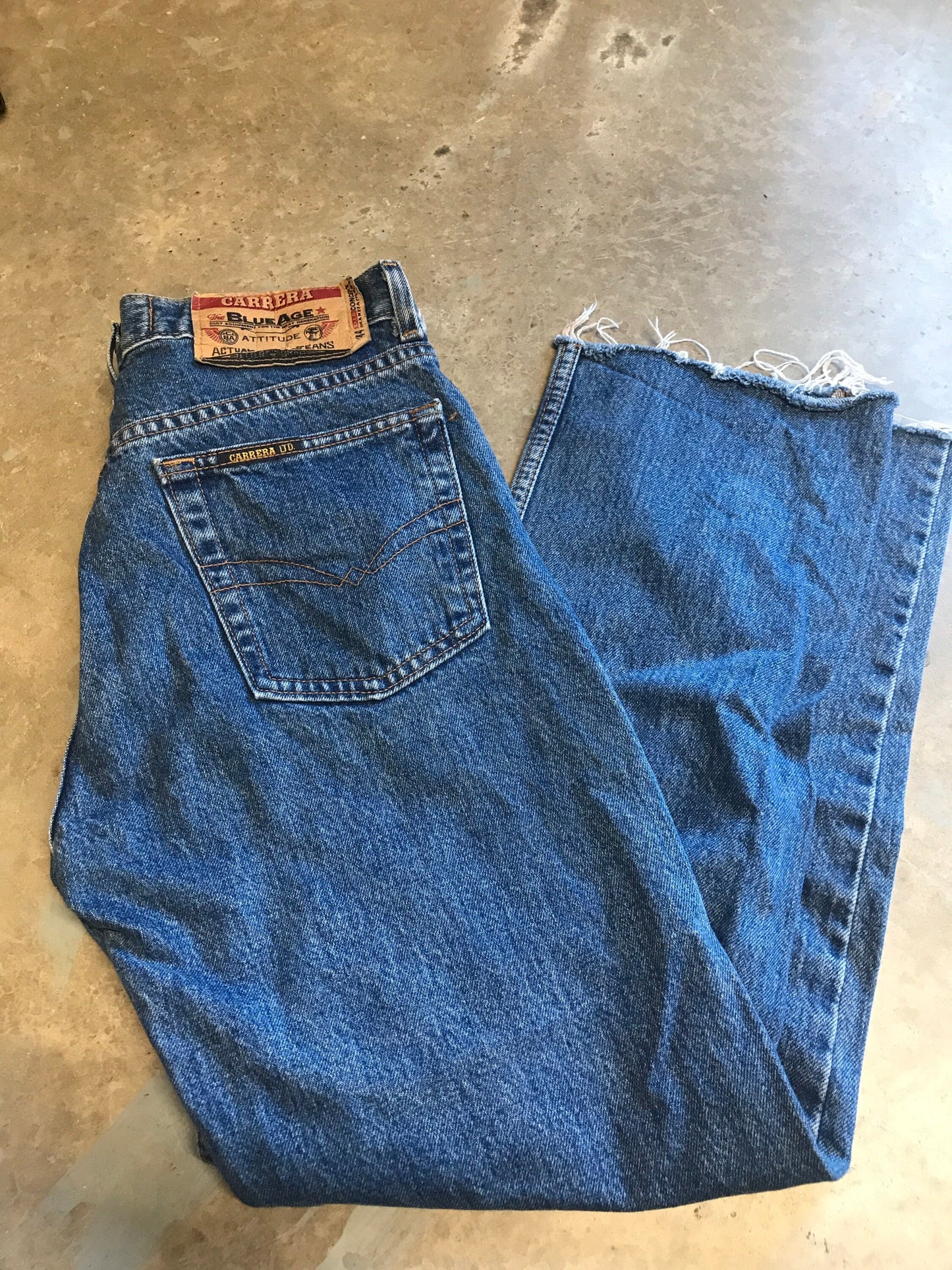 Vintage Clothing - Vintage Jeans - 1990s Bootcut Vintage Jeans - Blue -  W30 L37 R11