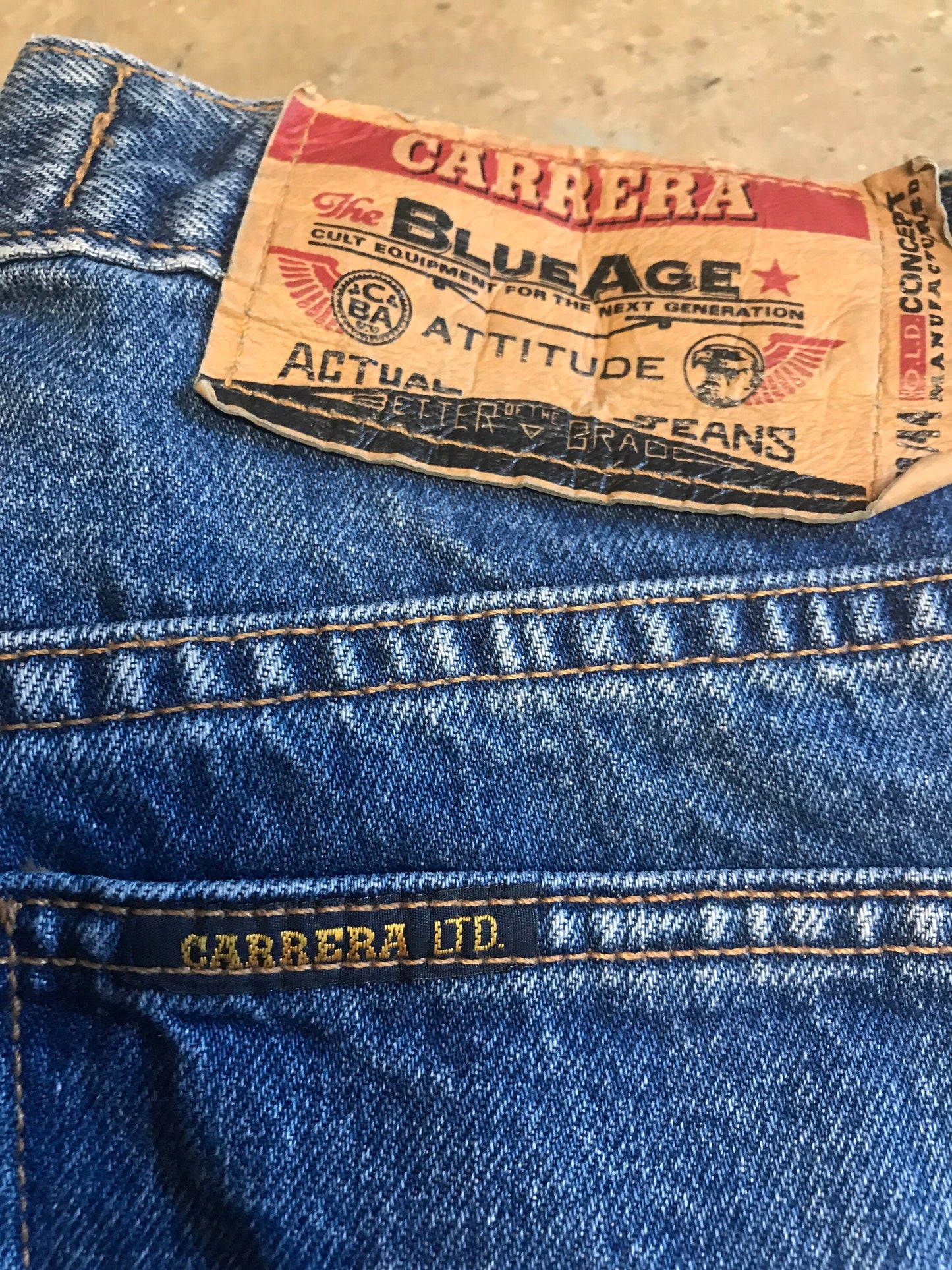Vintage Clothing - Vintage Jeans - 1990s Bootcut Vintage Jeans - Blue -  W30 L37 R11