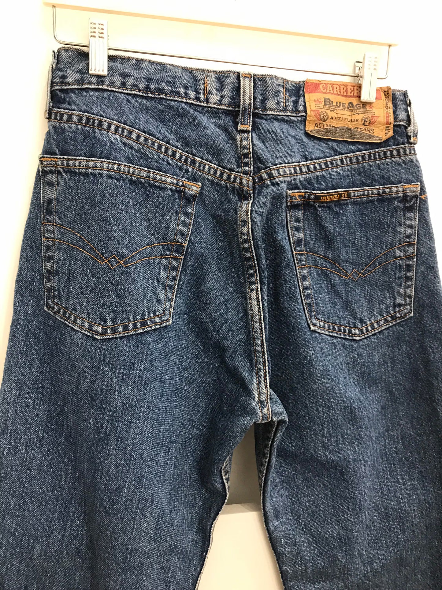 Vintage Clothing - Vintage Jeans - 1990s Bootcut Vintage Jeans - Blue -  W30 L37 R11
