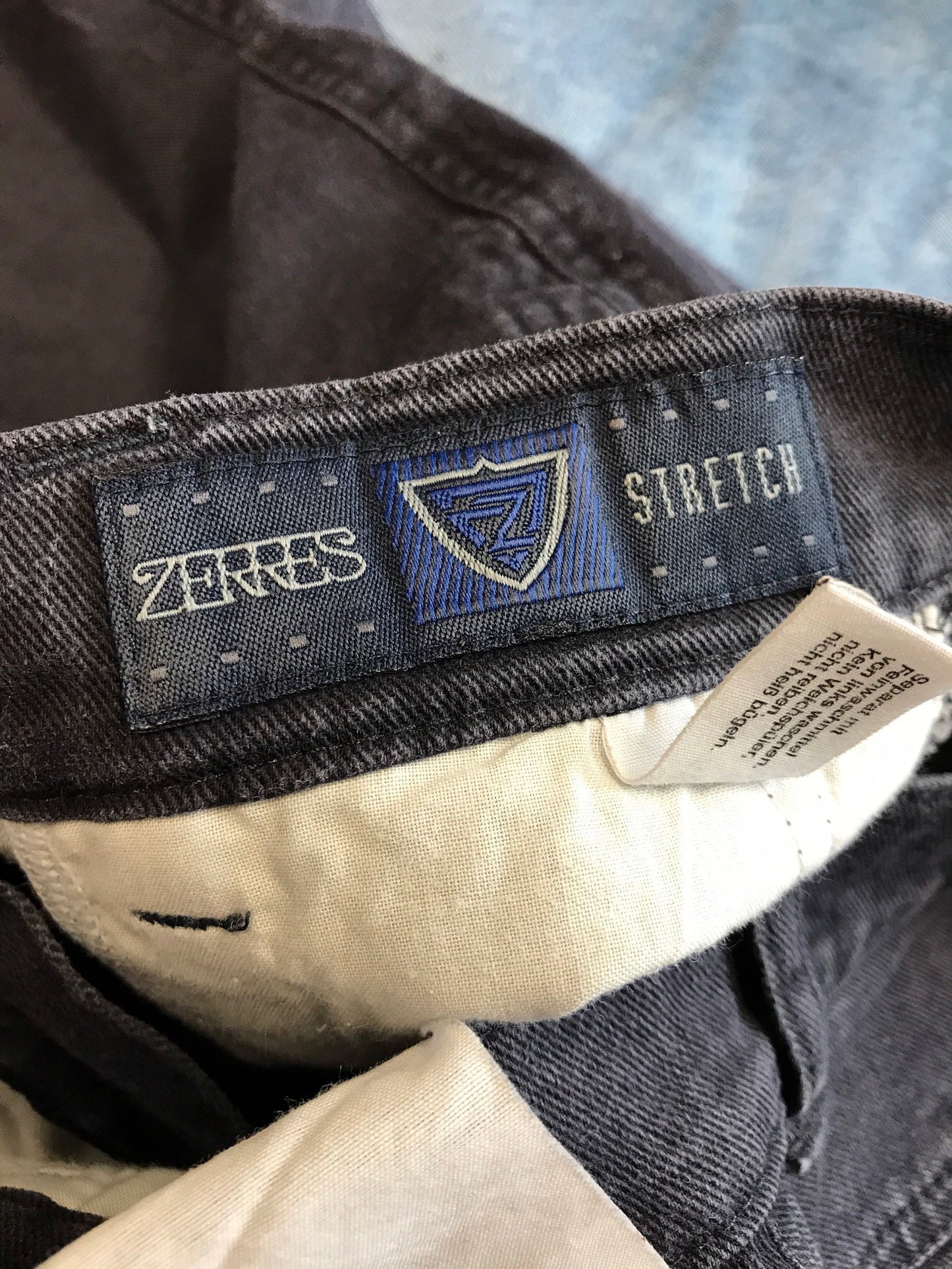 Vintage Clothing - Vintage Jeans By Zerres- Vintage Mum Jeans - size 10 UK W28 L37  Navy Jeans - Frock33
