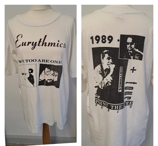 Vintage Clothing | 1980s Vintage Band T-Shirt - Eurythmics - We Too are One Tour  Frock33