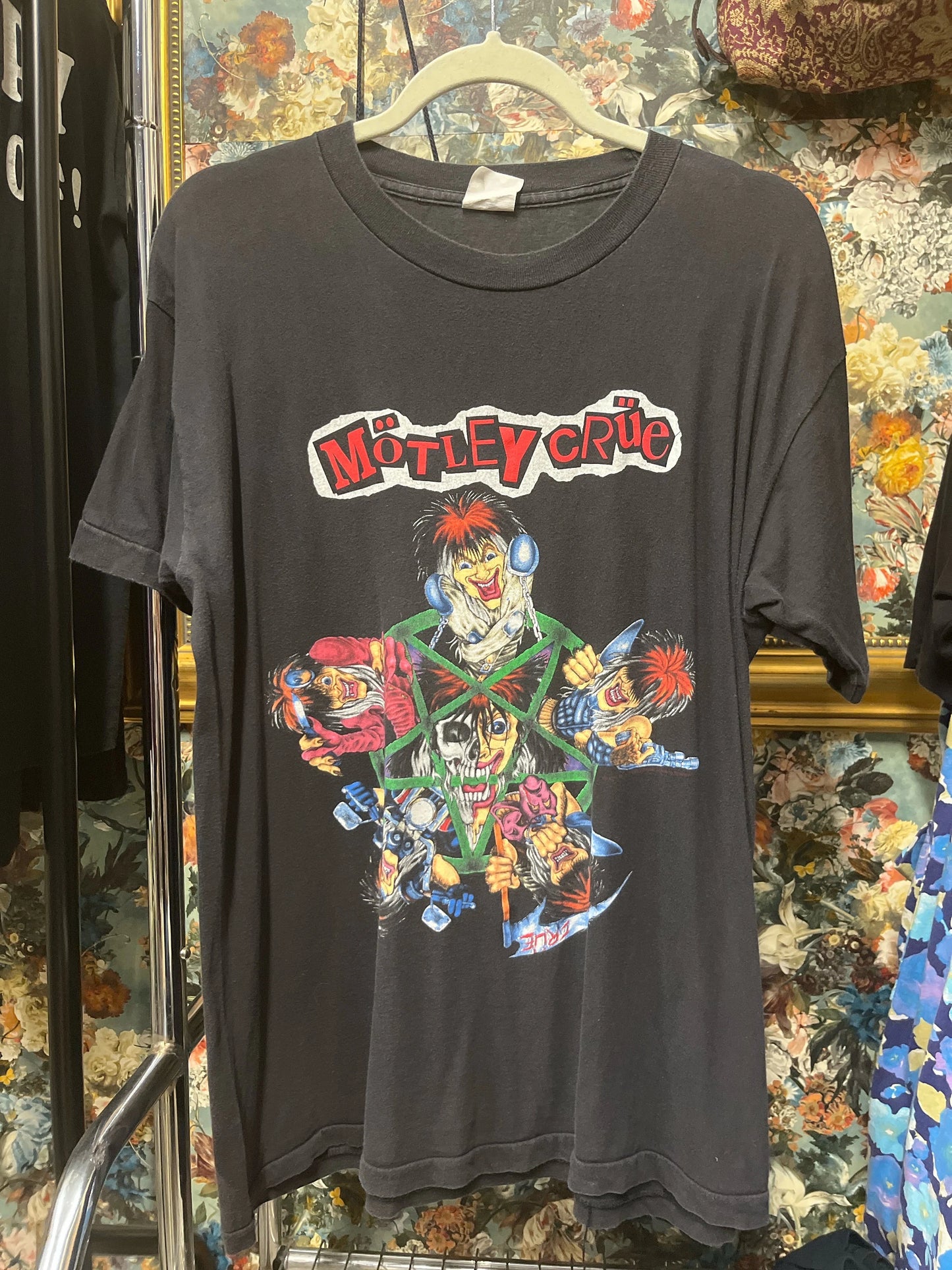 Vintage Clothing | Motley Crue Band Tee- 90s | 90s music memorabilia- Frock 33