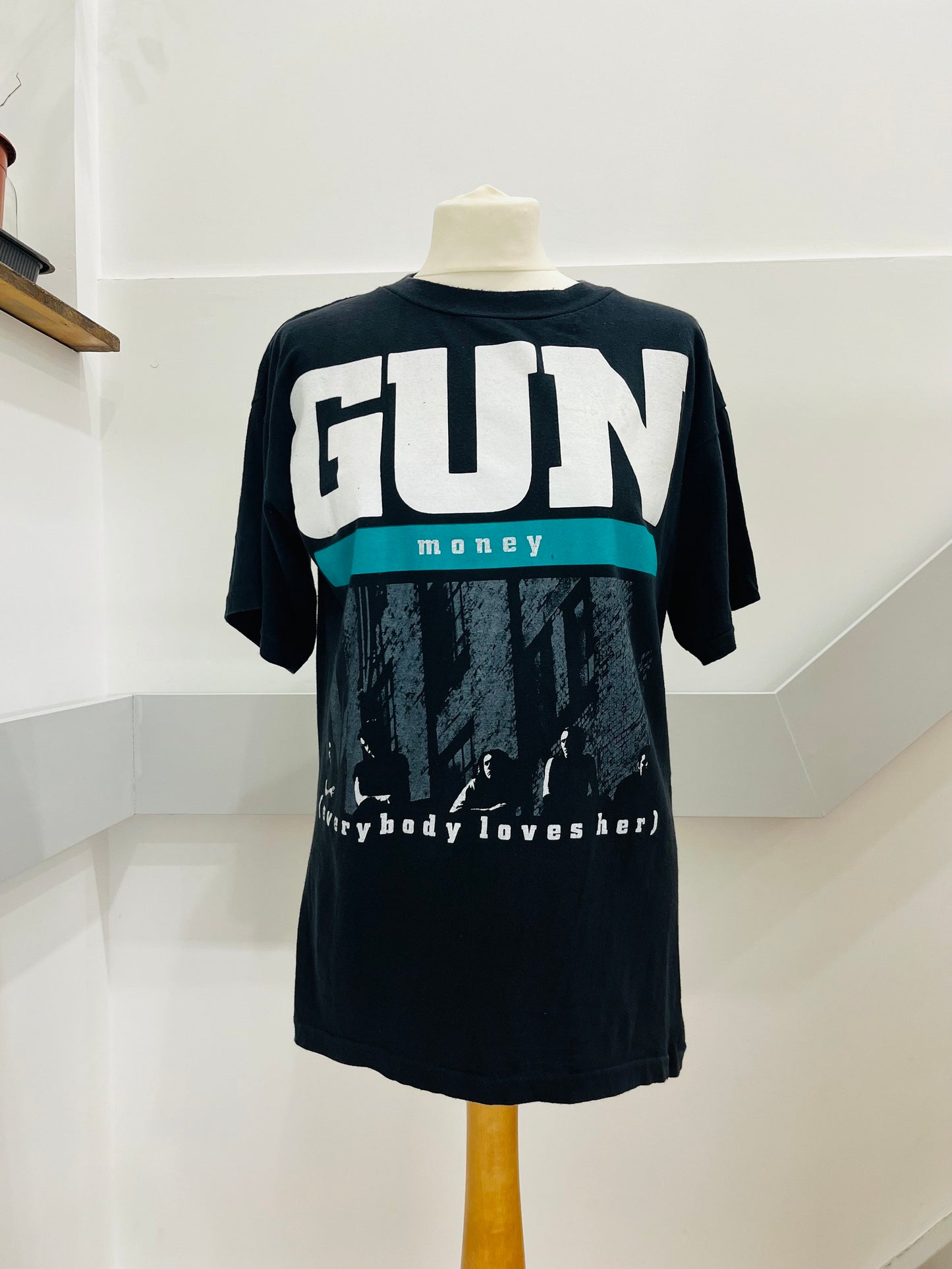 Vintage Clothing | - Vintage Band T shirt- Gun- Money- Everybody Loves Her -UK tour -1989 - Frock33