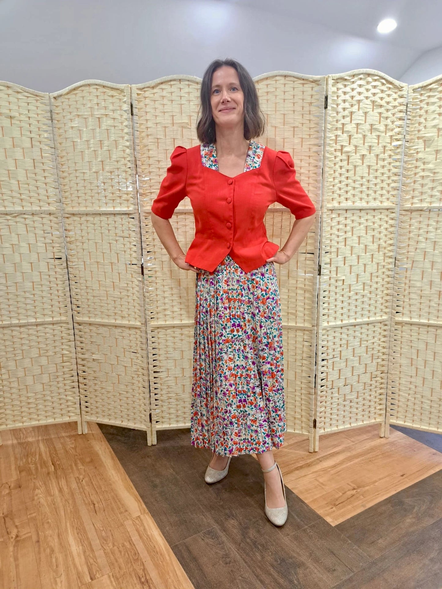 Vintage Clothing - Vintage Matching Suit - Two Piece - 1980s - by Richard Roberts - Blazer and Skir- Frock33