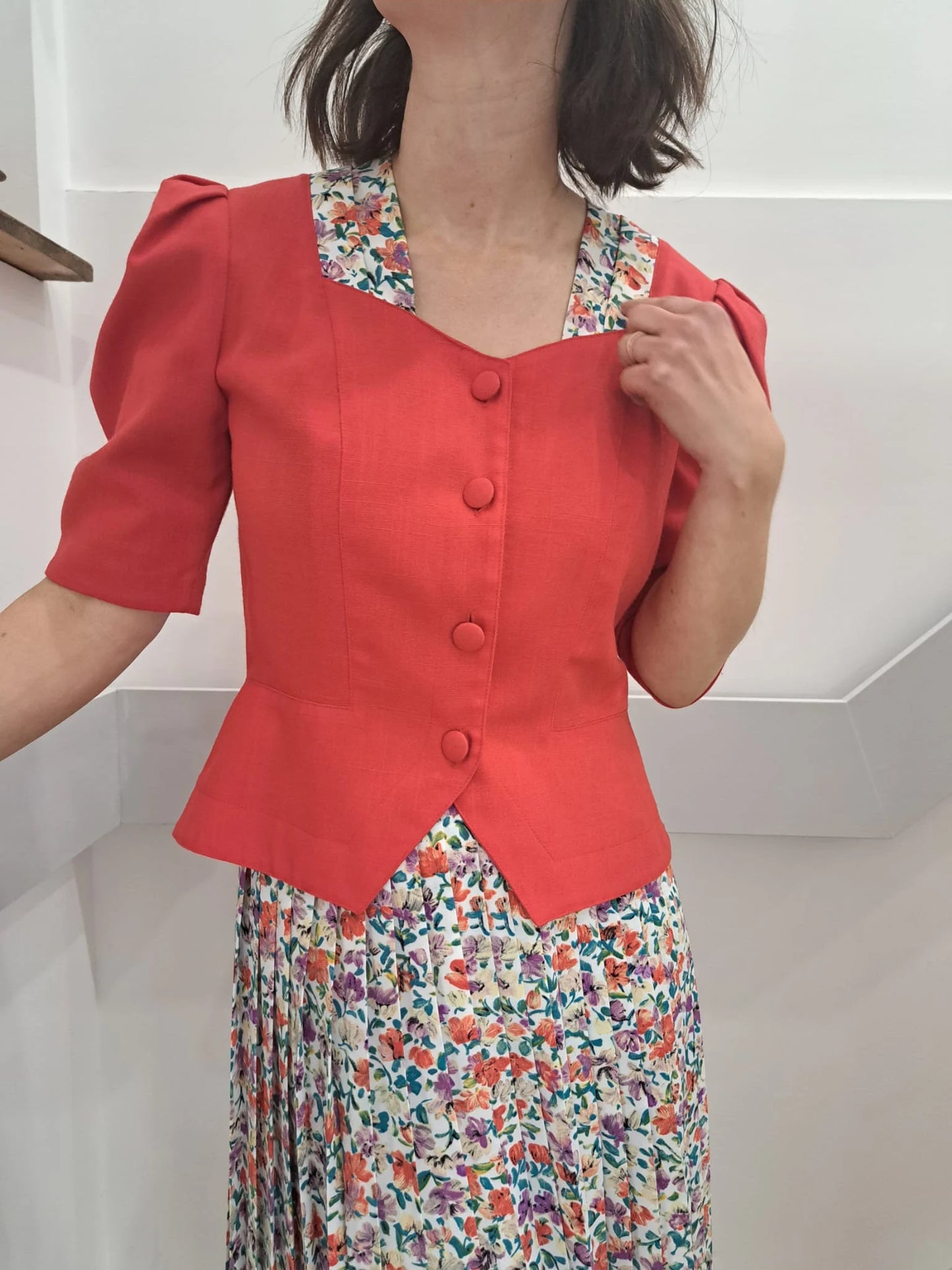 Vintage Clothing - Vintage Matching Suit - Two Piece - 1980s - by Richard Roberts - Blazer and Skir- Frock33