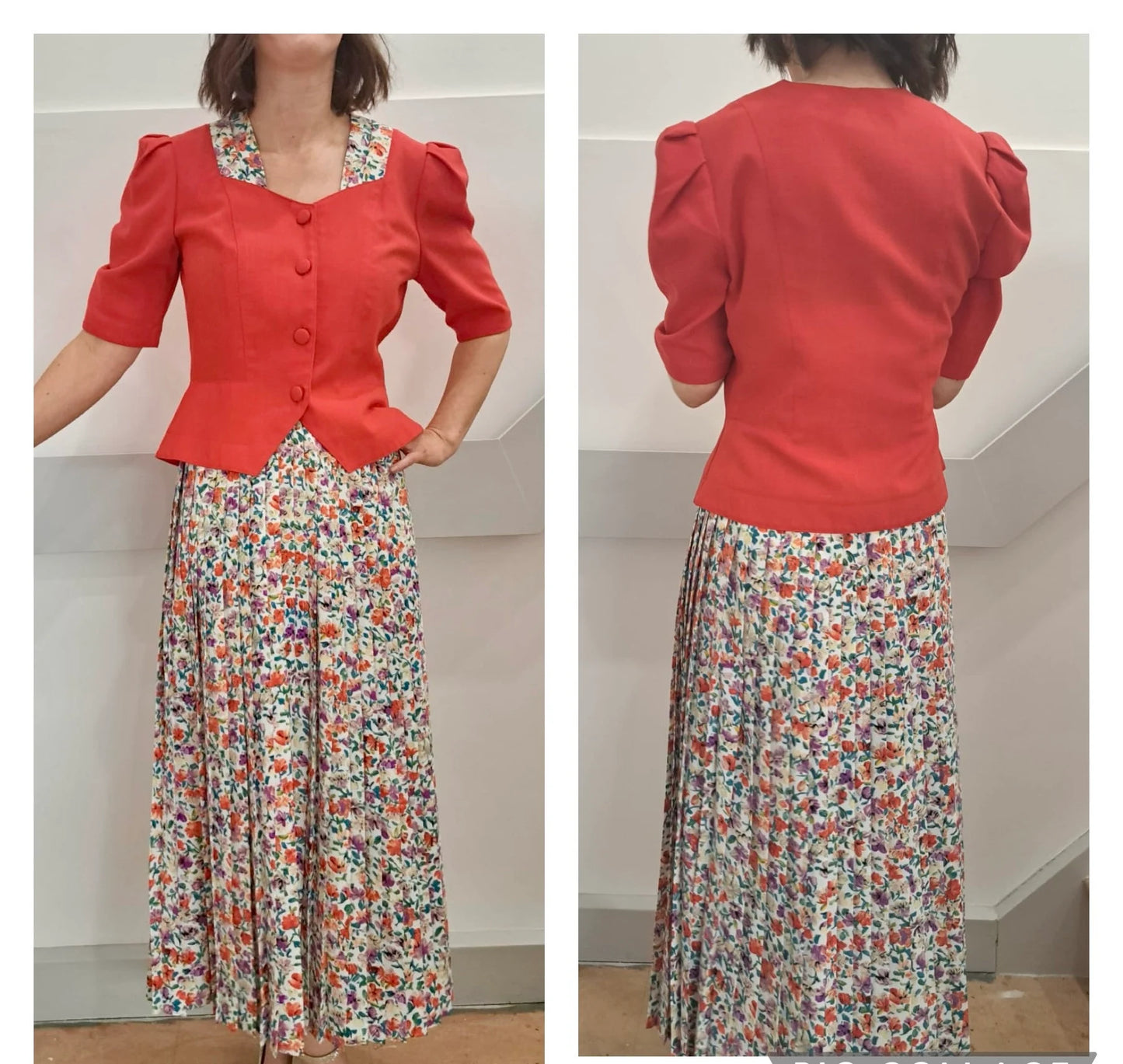 Vintage Clothing - Vintage Matching Suit - Two Piece - 1980s - by Richard Roberts - Blazer and Skir- Frock33