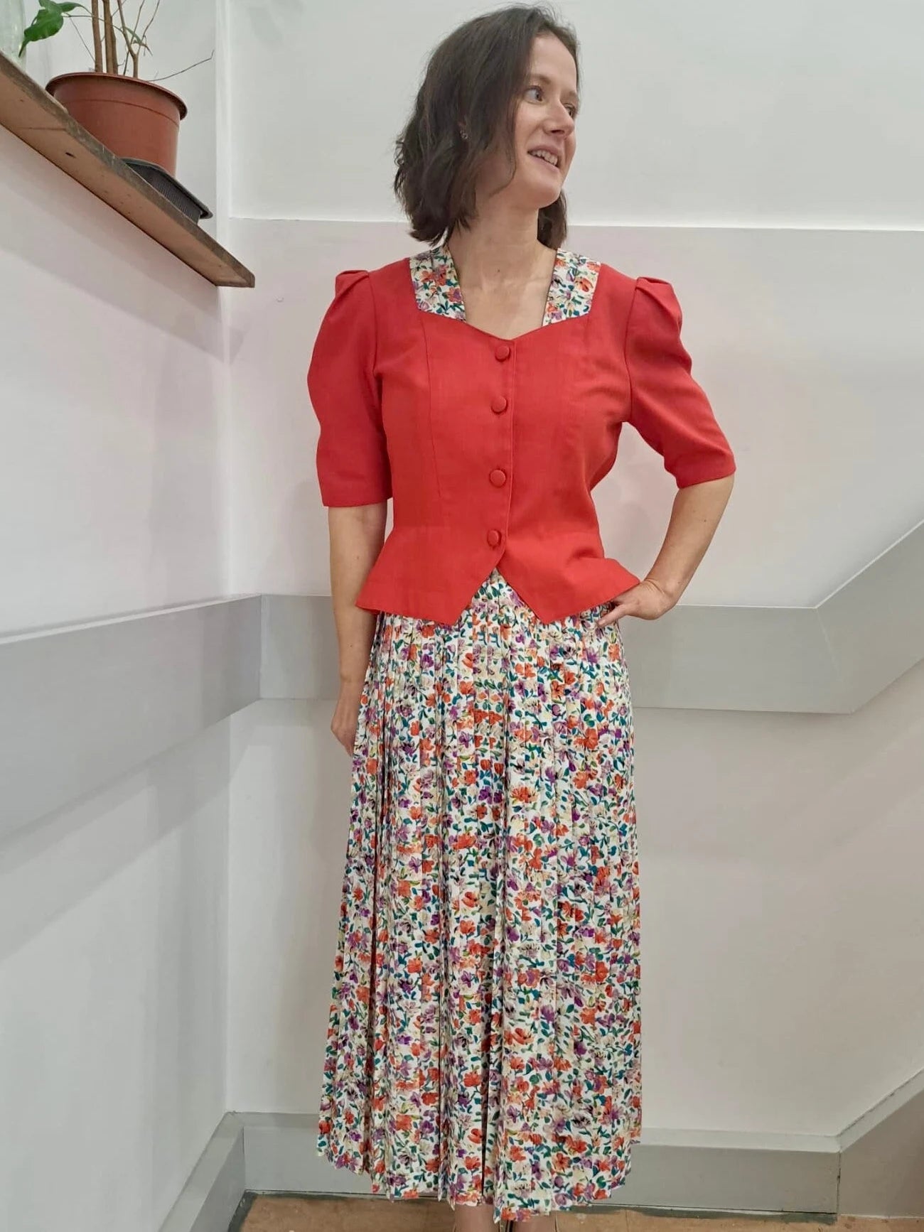 Vintage Clothing - Vintage Matching Suit - Two Piece - 1980s - by Richard Roberts - Blazer and Skir- Frock33