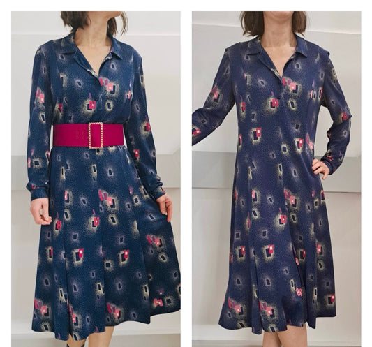Vintage Clothing - Vintage Dress -1970s - Italian Maxi Midi - size 12/14 UK