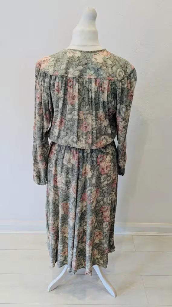 Vintage Clothing -Vintage Midi Dress - by Leslie Fay- Size 12 - Frock33