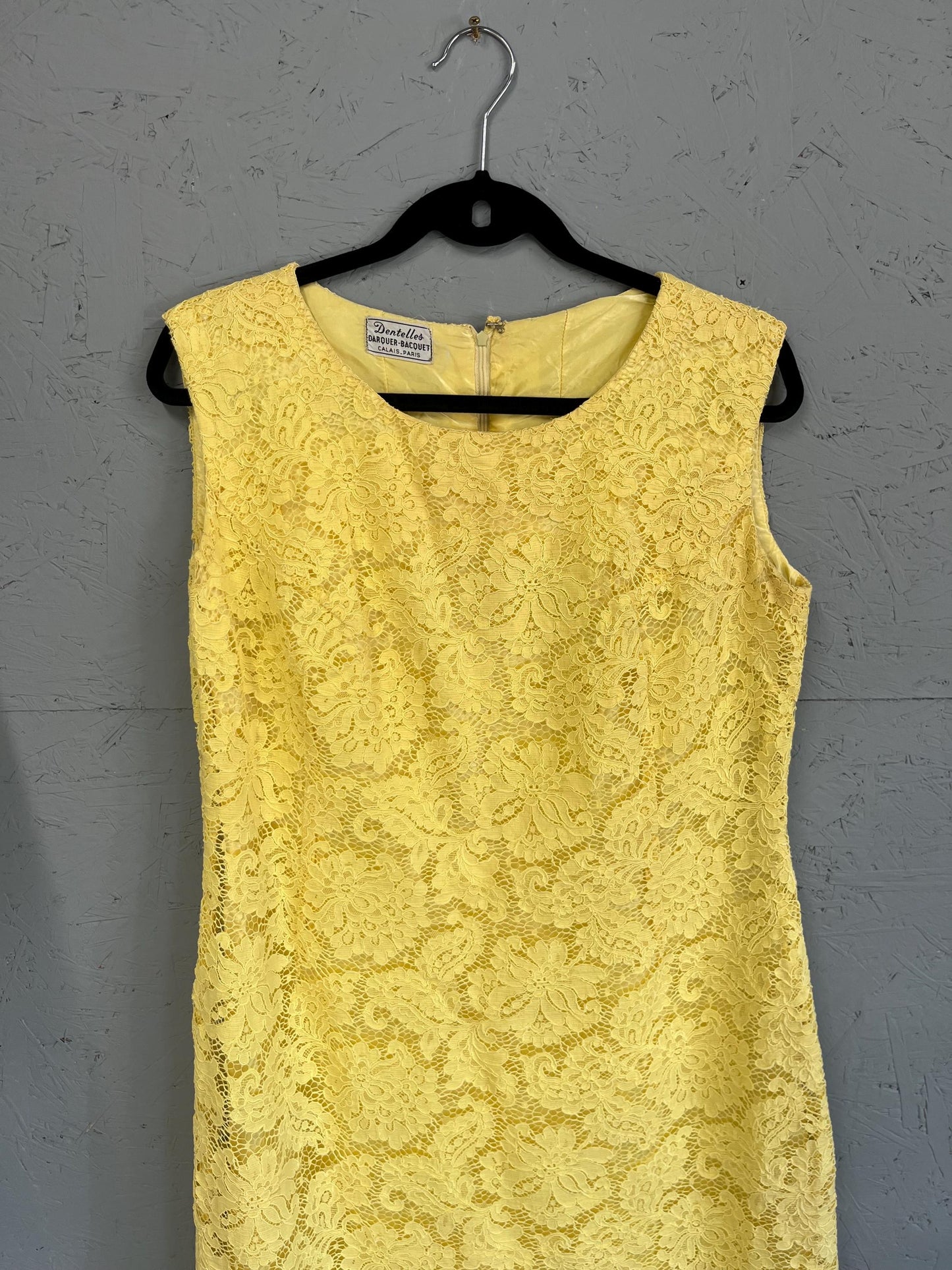 Vintage Clothing- Vintage Dress - yellow - Frock33