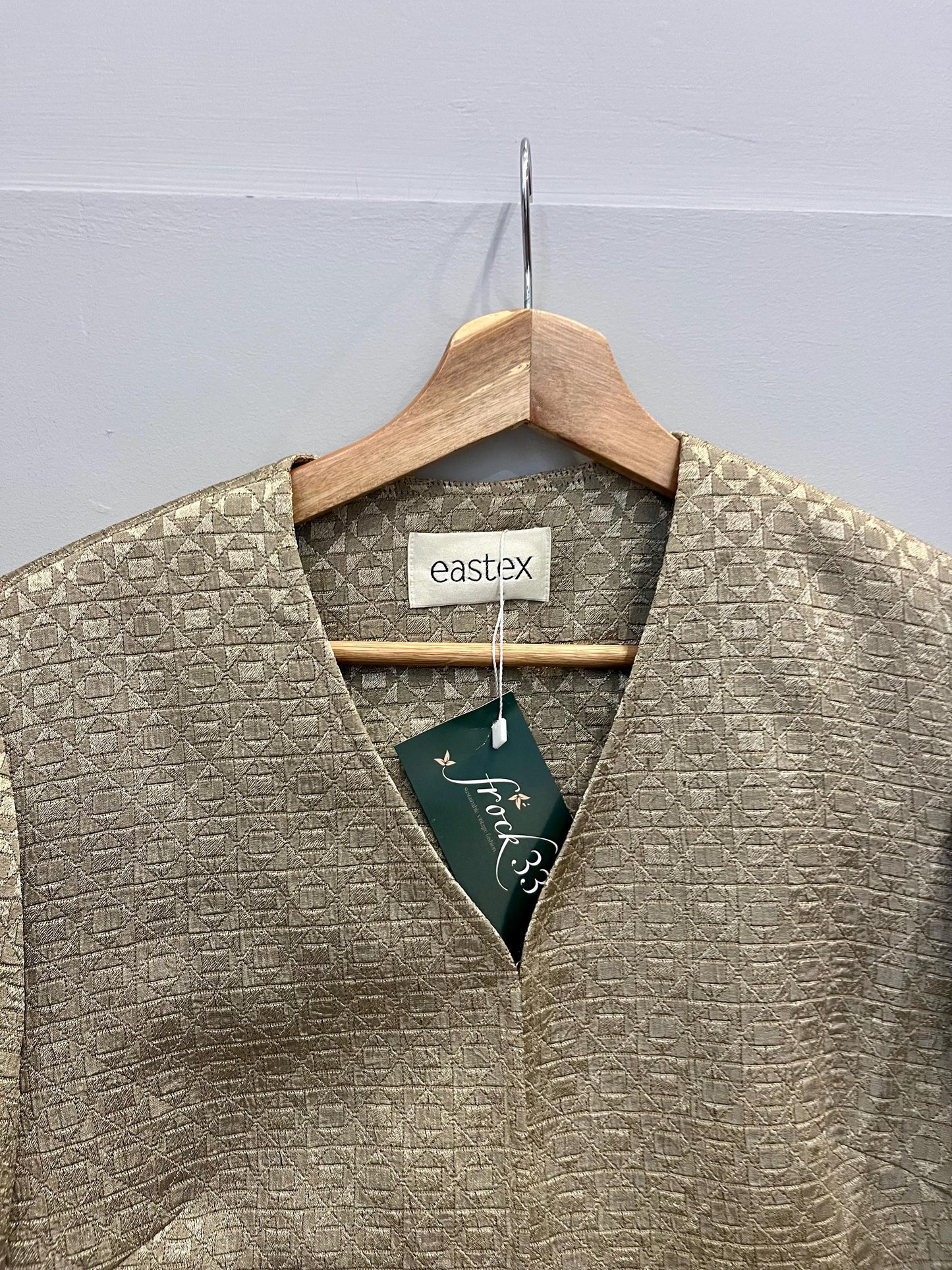 Vintage Clothing - Vintage Blazer - Gold Blazer by Eastex - 1980s - Frock33