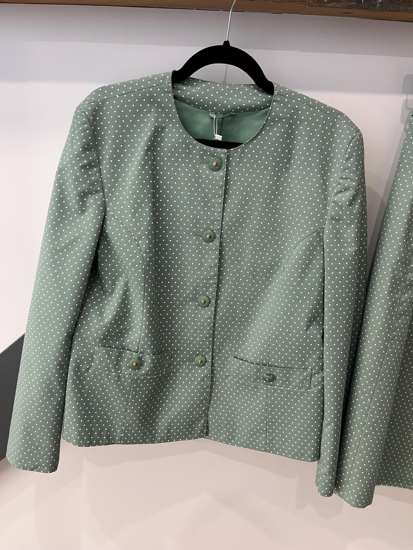 Vintage Skirt Suit |Sage Green| Debenhams | Size 14 |Frock33