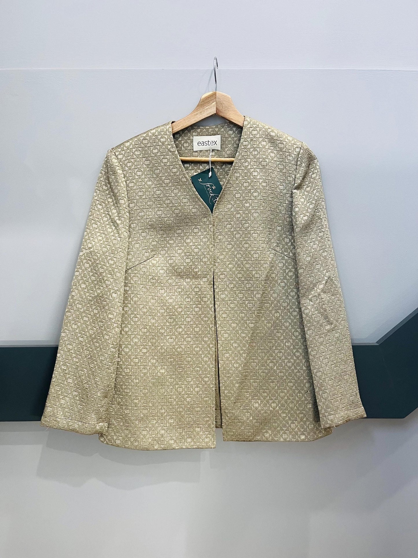 Vintage Clothing - Vintage Blazer - Gold Blazer by Eastex - 1980s - Frock33