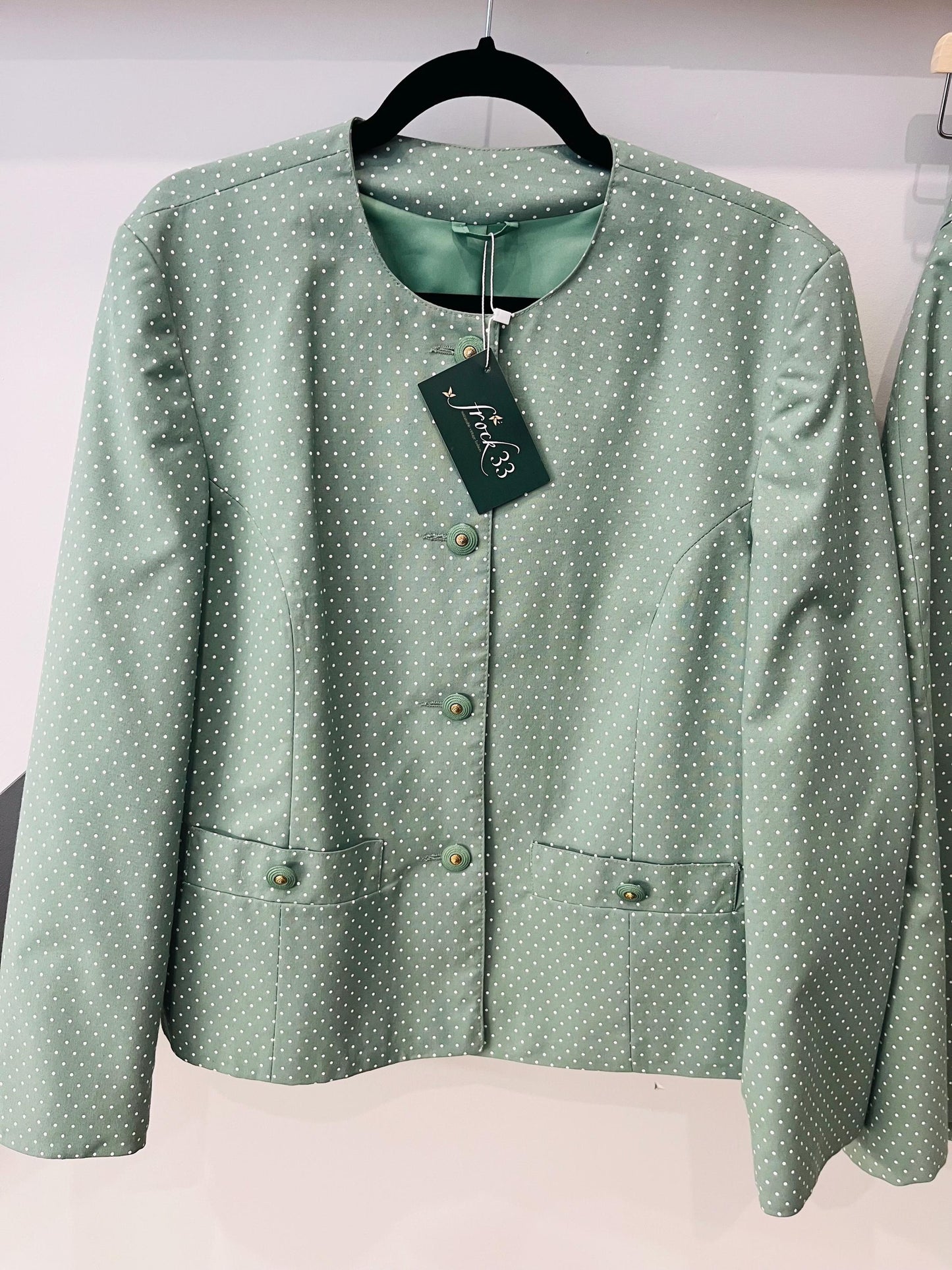 Vintage Skirt Suit |Sage Green| Debenhams | Size 14 |Frock33
