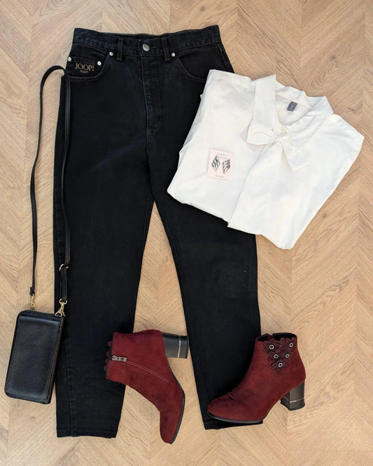 Vintage Clothing - Vintage Jeans - Black -90s - Designer Jeans by Joop size 10 - Frock33