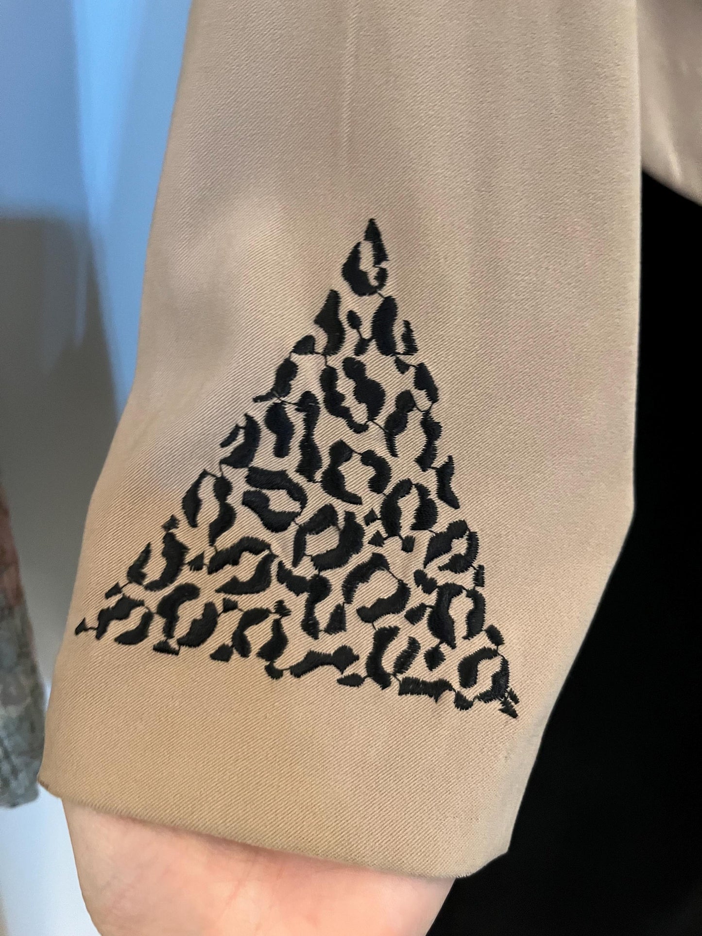 Vintage Clothing | Vintage Trouser Suit - 1980s Black & Animal print | 8 - 10 UK | Frock33