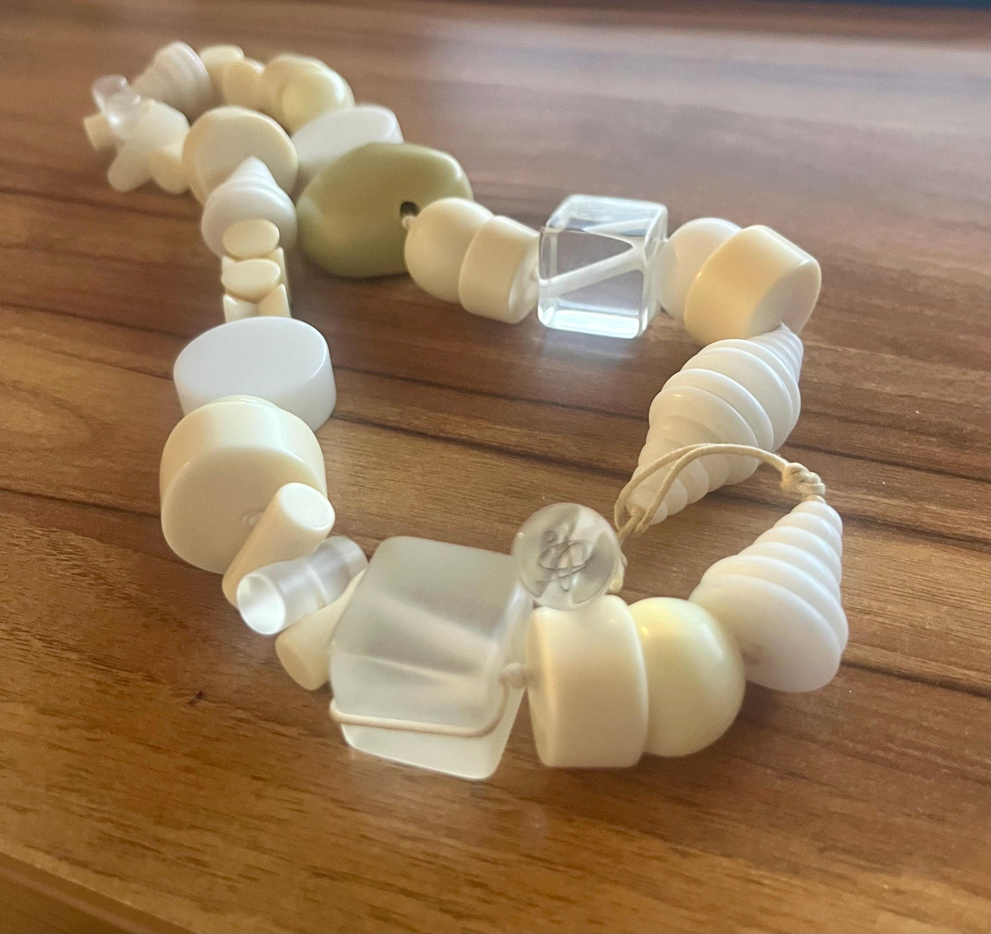 Vintage Jewellery set by Carlos Sobral - Teal Blue set Matching Necklace and Bracelet 1960s Contemporary Statement signed pieces - Frock33 (Copy)