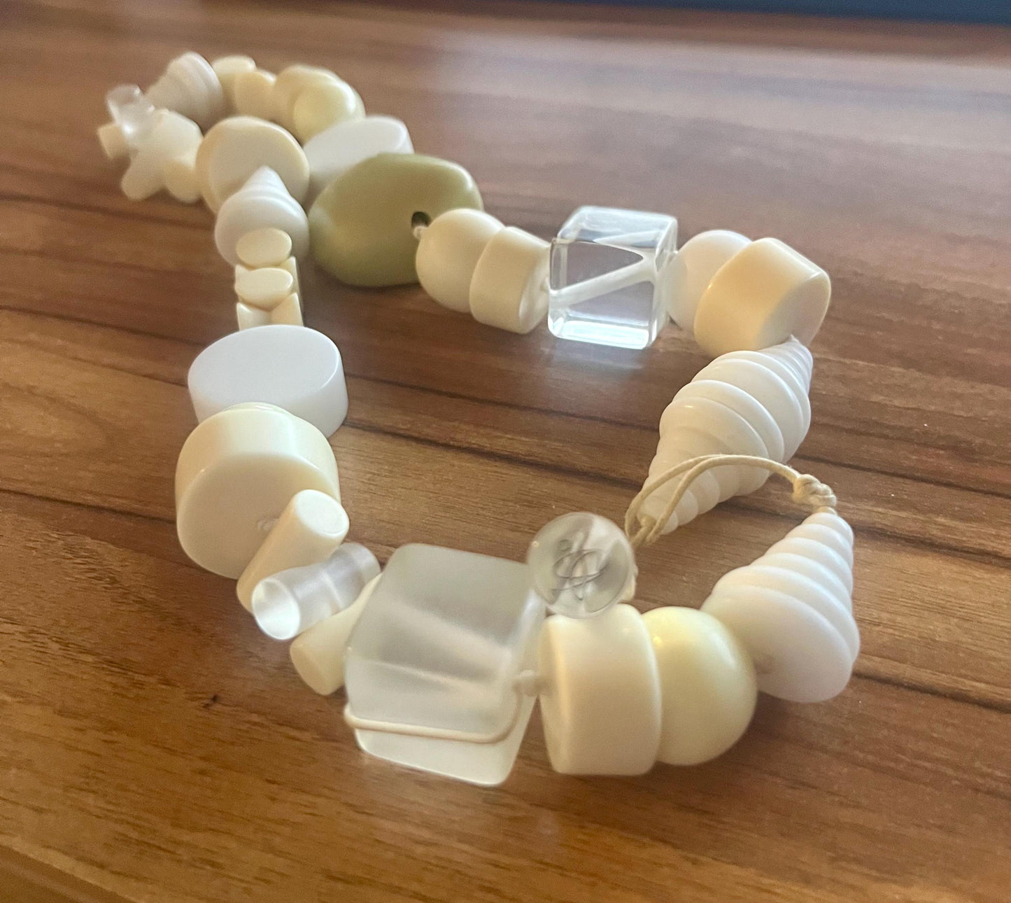 Vintage Jewellery set by Carlos Sobral - Teal Blue set Matching Necklace and Bracelet 1960s Contemporary Statement signed pieces - Frock33 (Copy)