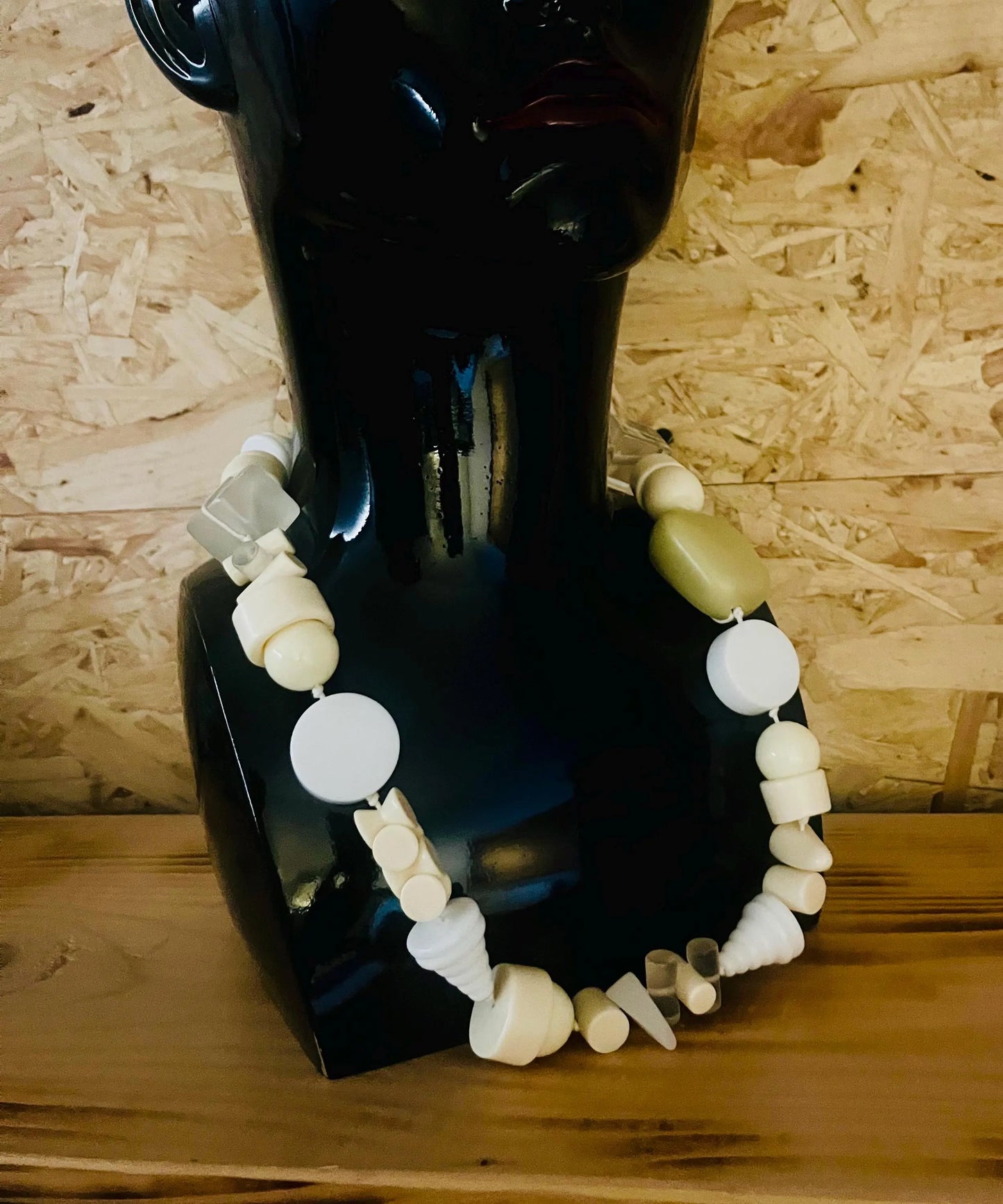 Vintage Jewellery set by Carlos Sobral - Teal Blue set Matching Necklace and Bracelet 1960s Contemporary Statement signed pieces - Frock33 (Copy)