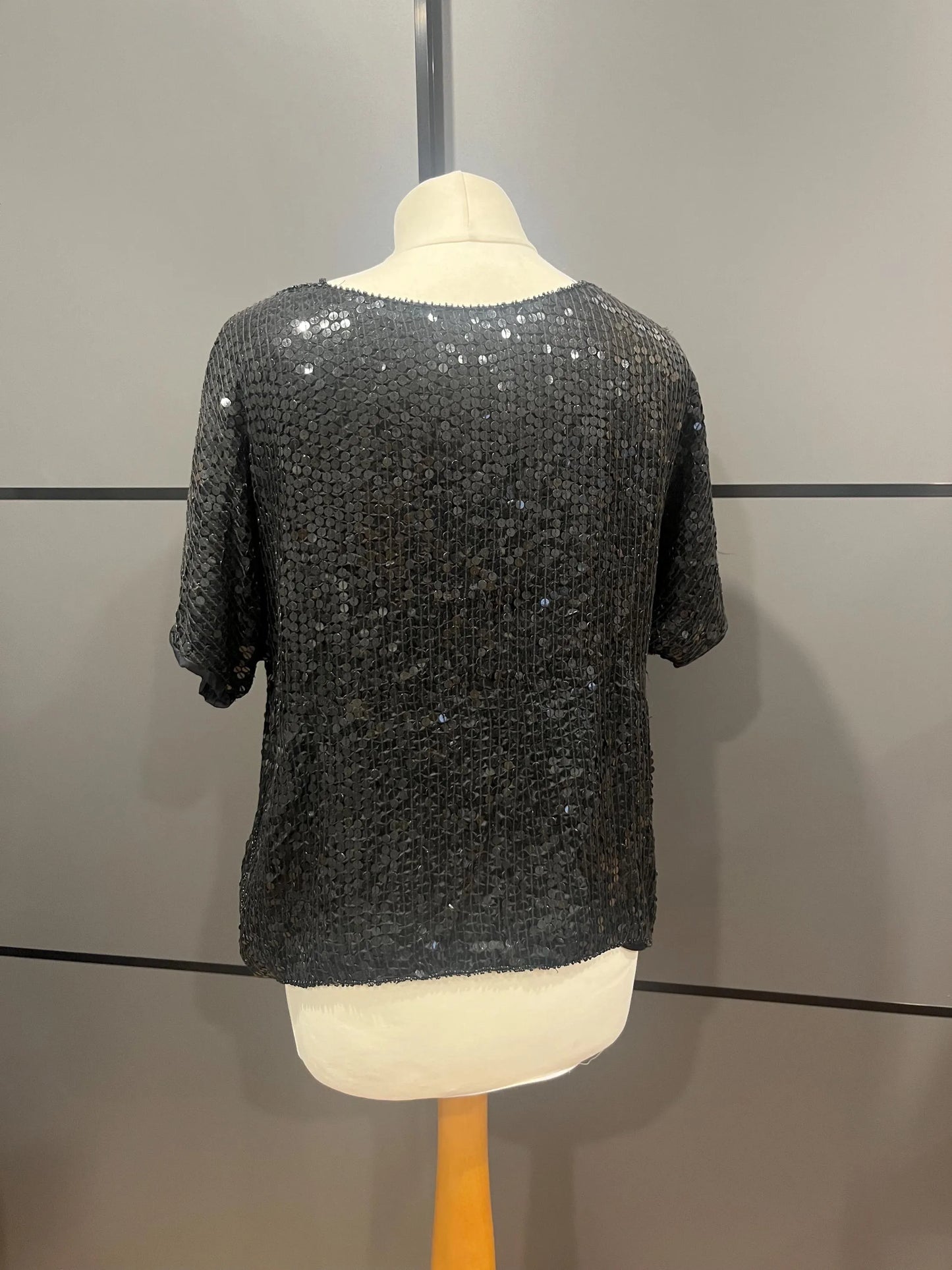 Vintage Clothing- Vintage Party Top - sequinned - size 12 - 14 - Frock33