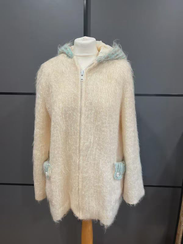 Vintage Clothing| Shacket Cardigan | Pure Mohair Wool |Bohemian 70s |Frock33