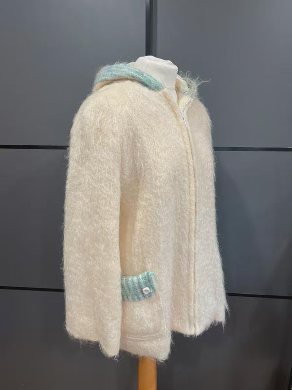 Vintage Clothing| Shacket Cardigan | Pure Mohair Wool |Bohemian 70s |Frock33
