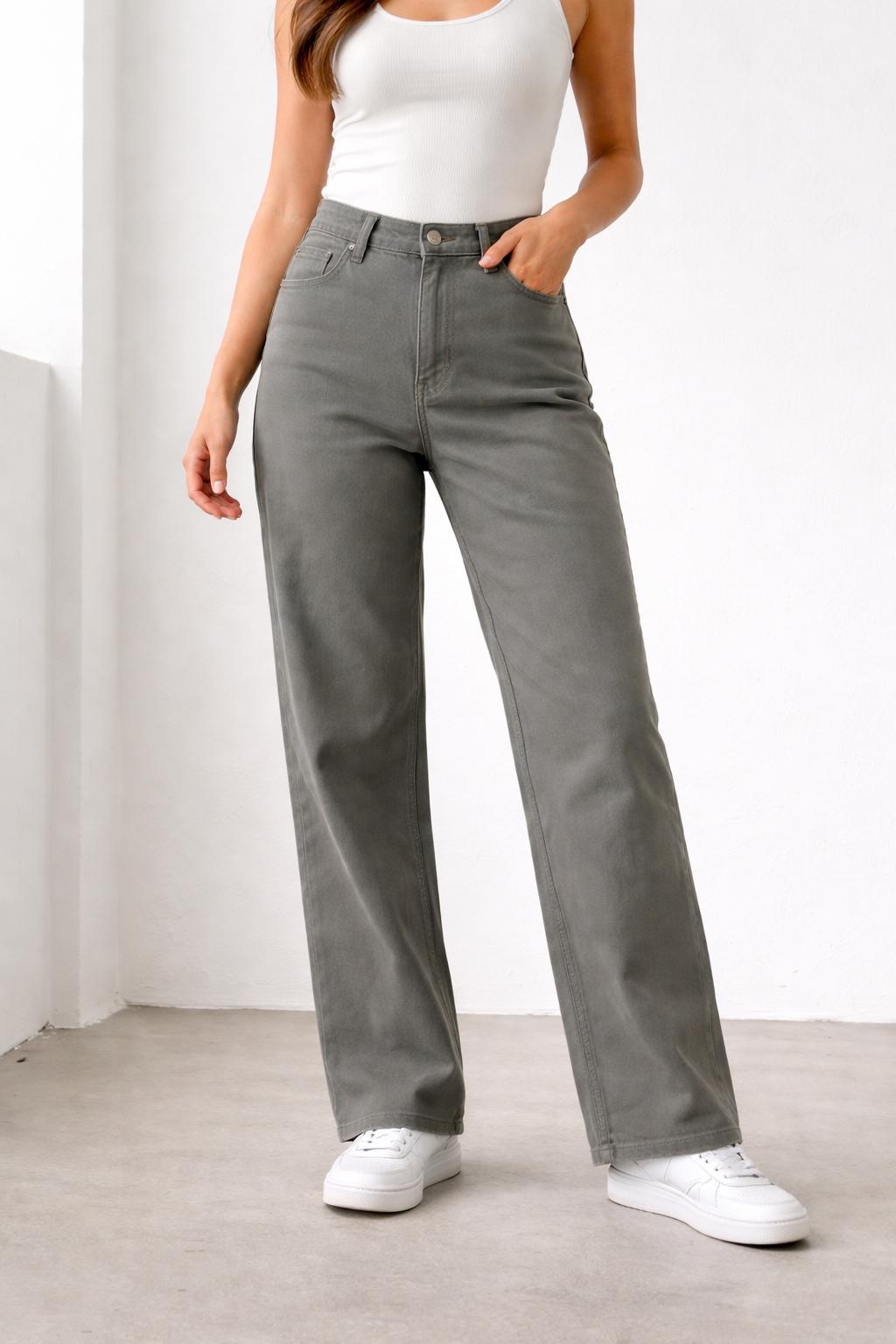 Vintage Clothing - 90s Jeans -Vintage Jeans - Grey - W30 L42 Frock33