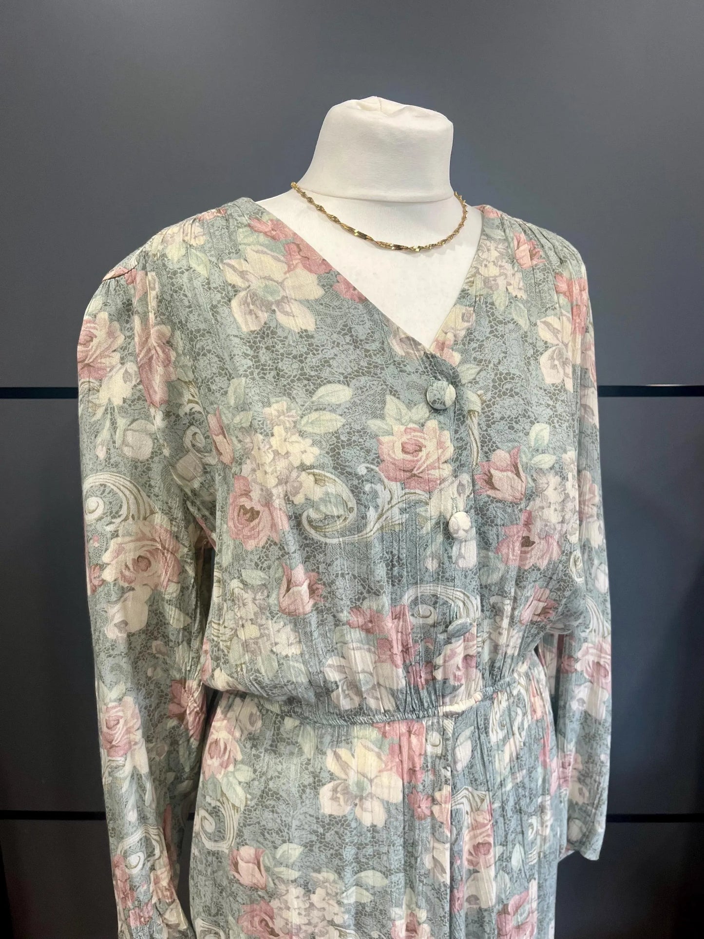 Vintage Clothing -Vintage Midi Dress - by Leslie Fay- Size 12 - Frock33