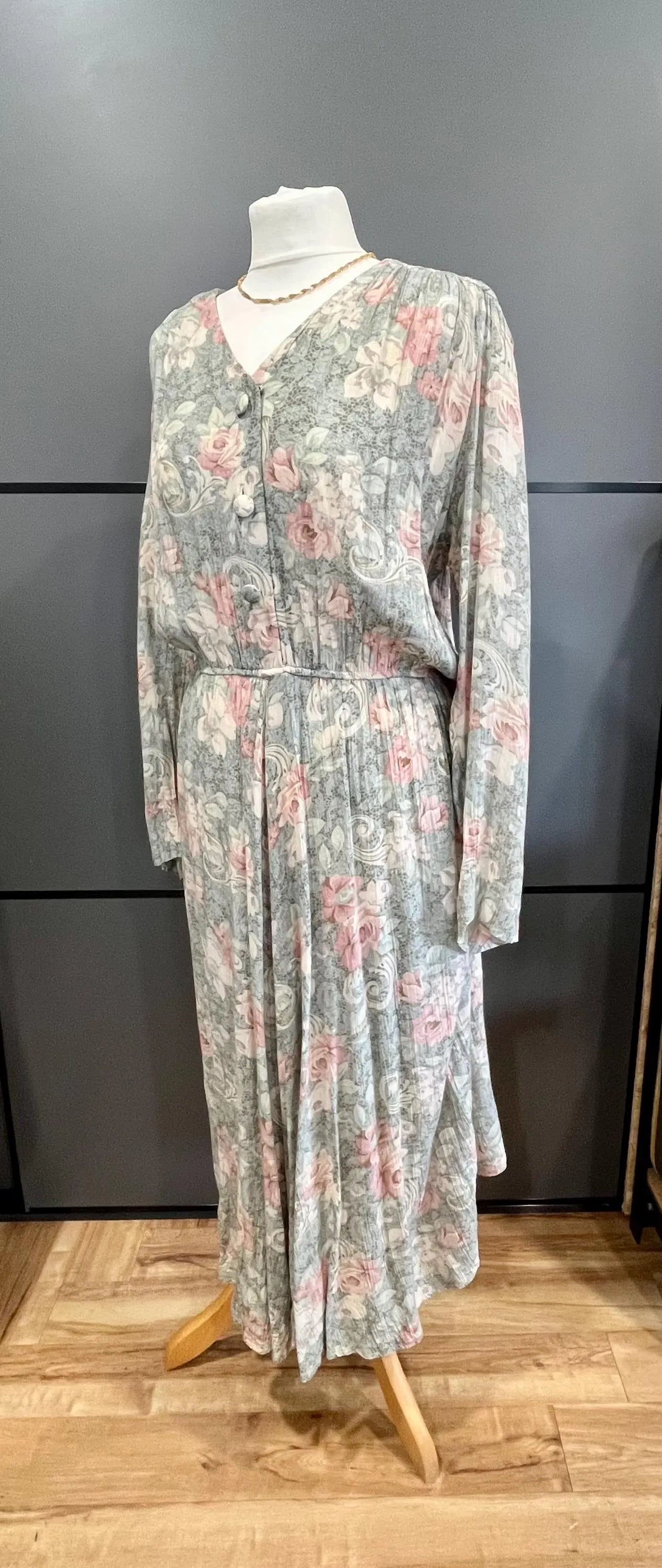Vintage Clothing -Vintage Midi Dress - by Leslie Fay- Size 12 - Frock33
