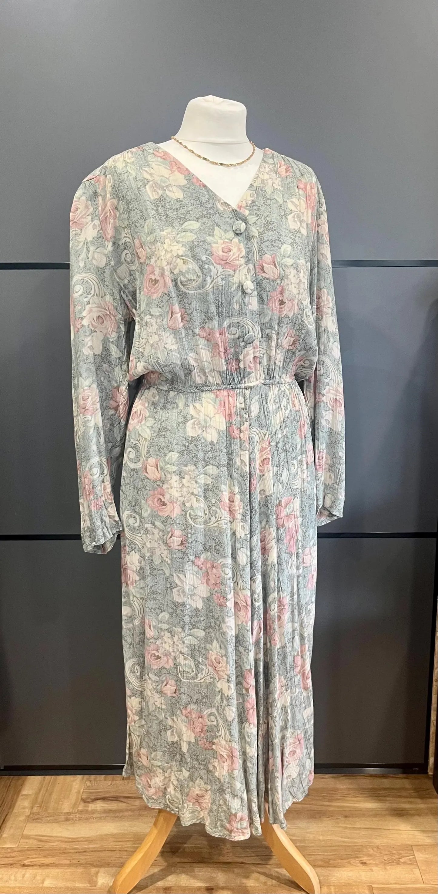 Vintage Clothing -Vintage Midi Dress - by Leslie Fay- Size 12 - Frock33