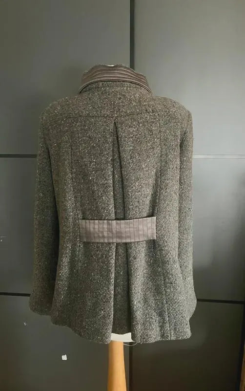 Vintage Clothing | Grey Wool Blend Coat | Y2K | Part Two | Size 10 |Frock 33