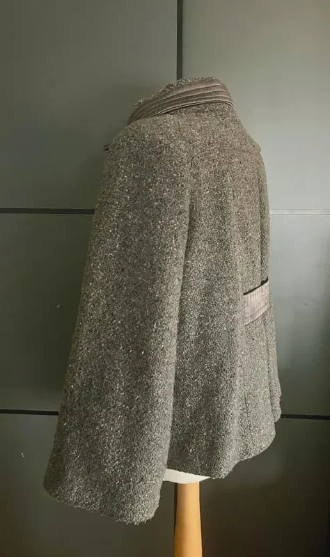 Vintage Clothing | Grey Wool Blend Coat | Y2K | Part Two | Size 10 |Frock 33
