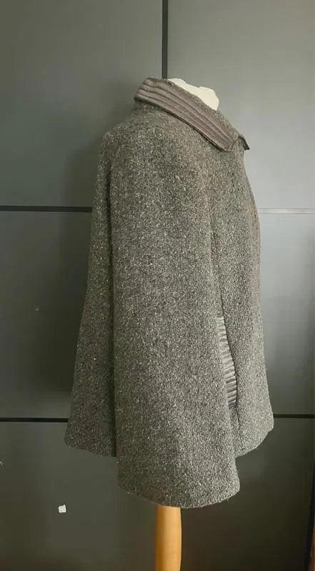 Vintage Clothing | Grey Wool Blend Coat | Y2K | Part Two | Size 10 |Frock 33